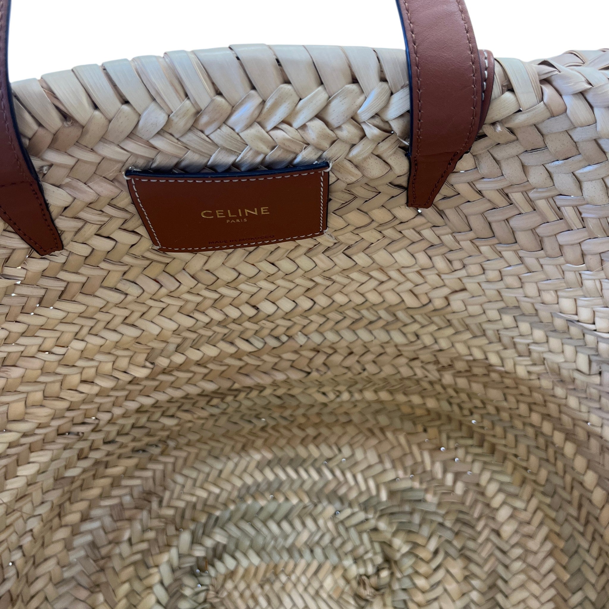 Women's Medium Classic Panier Basket Bag Beige