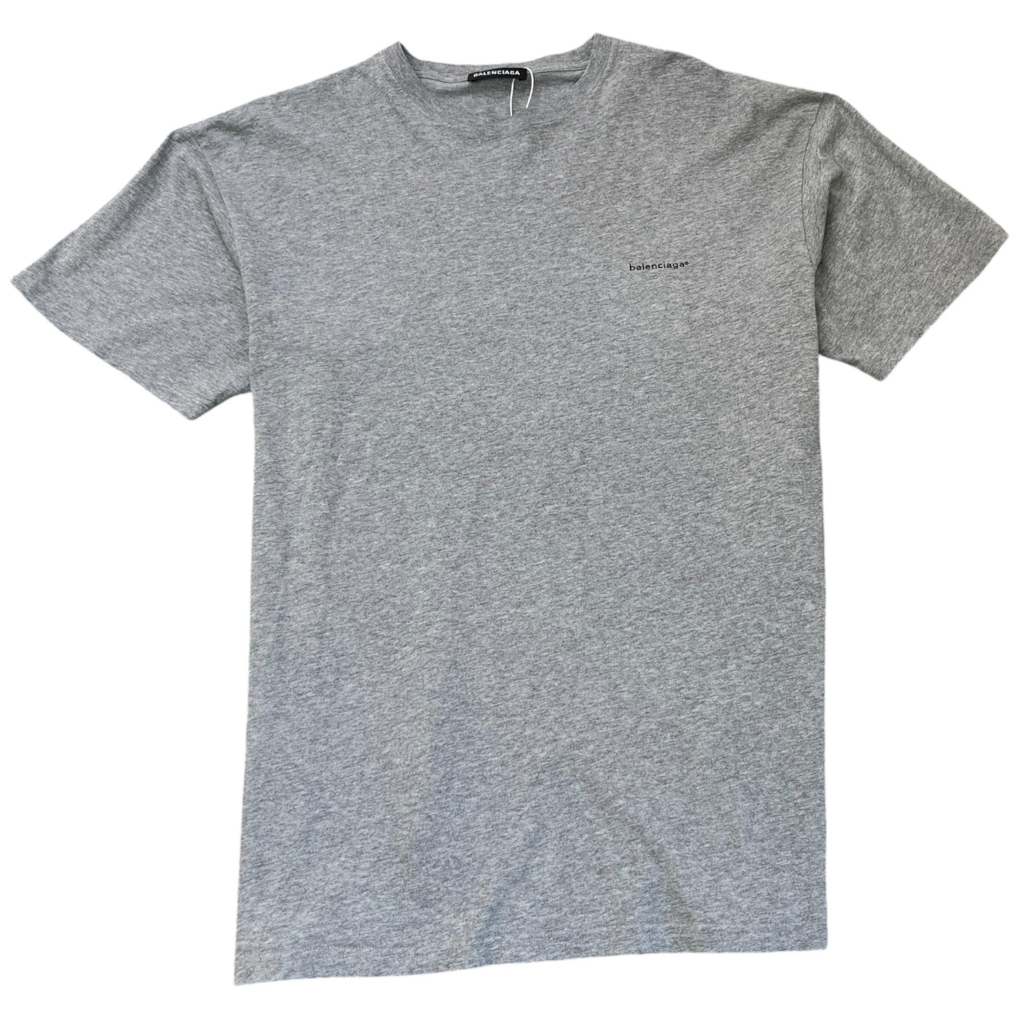 Men's Logo Print T-Shirt Grey Size M