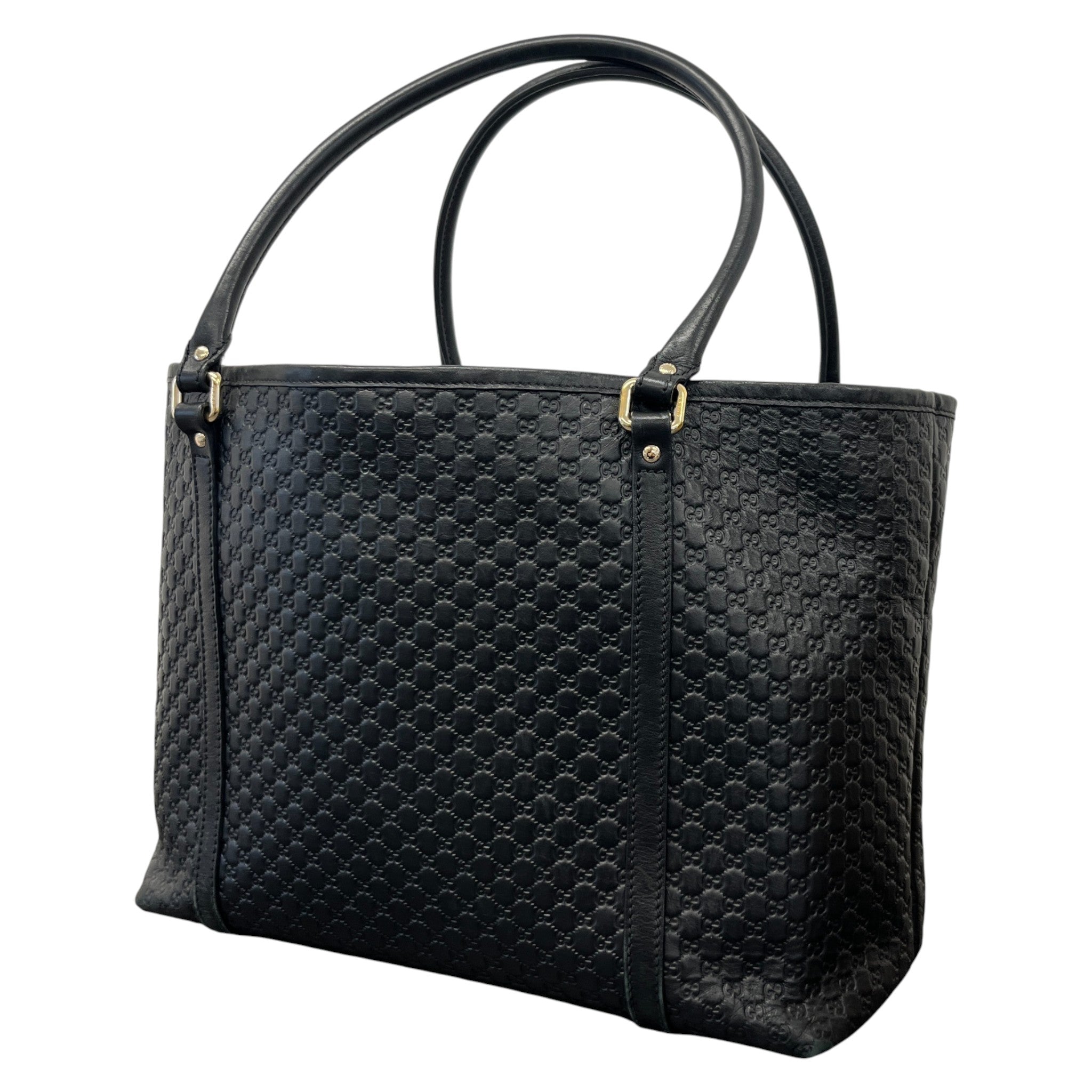 Women's Microguccissima Joy Tote Bag Black