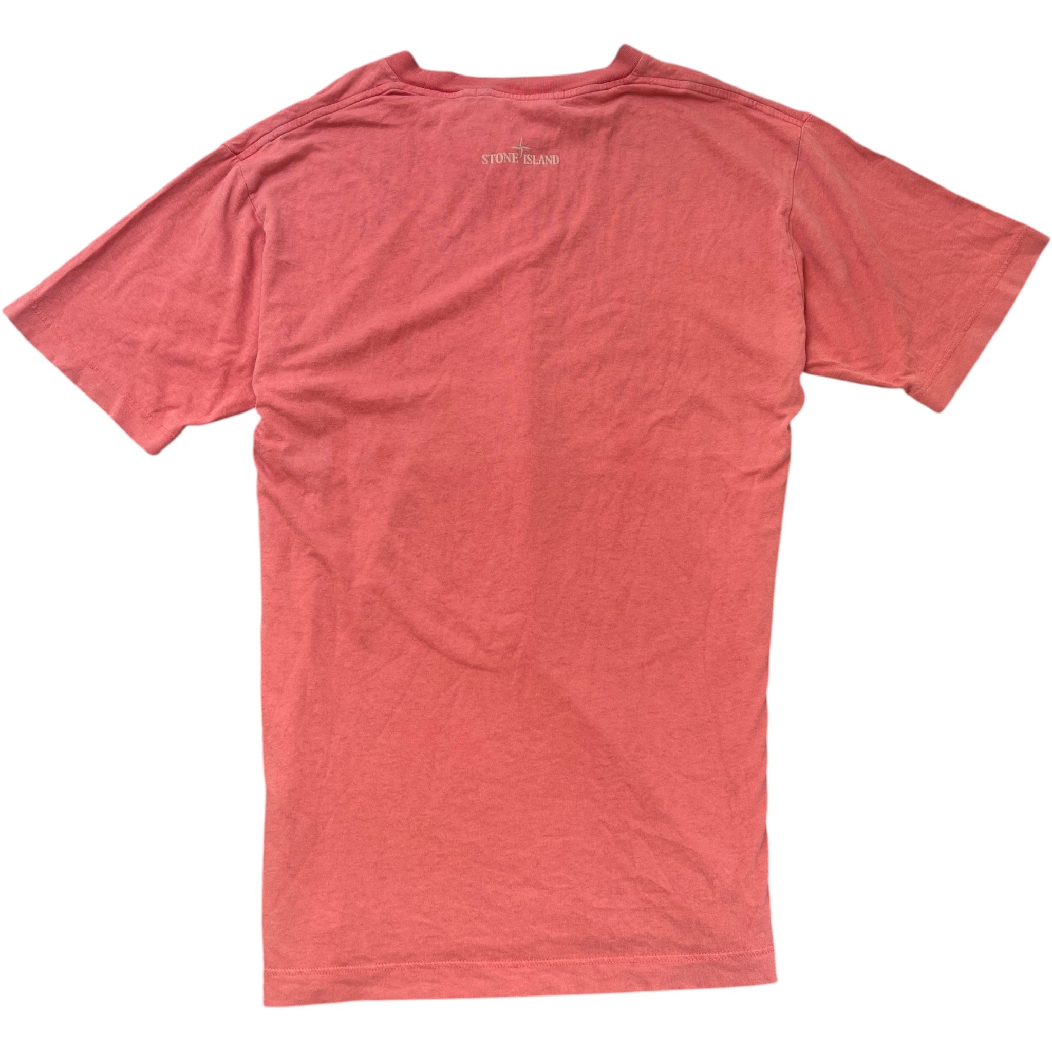 Men's Compass Logo T-Shirt Pink Size S