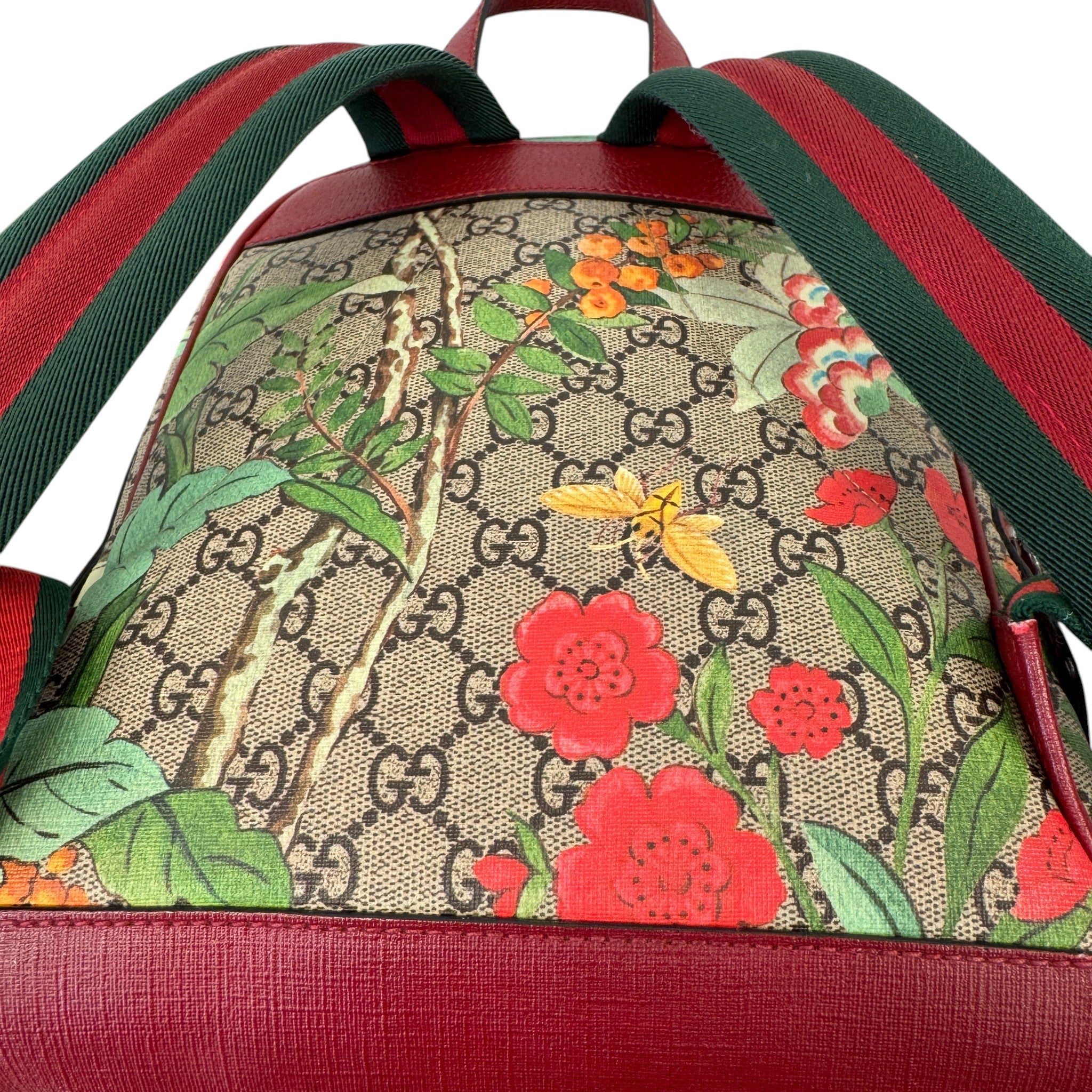Women's Gg Supreme Tian Backpack Beige
