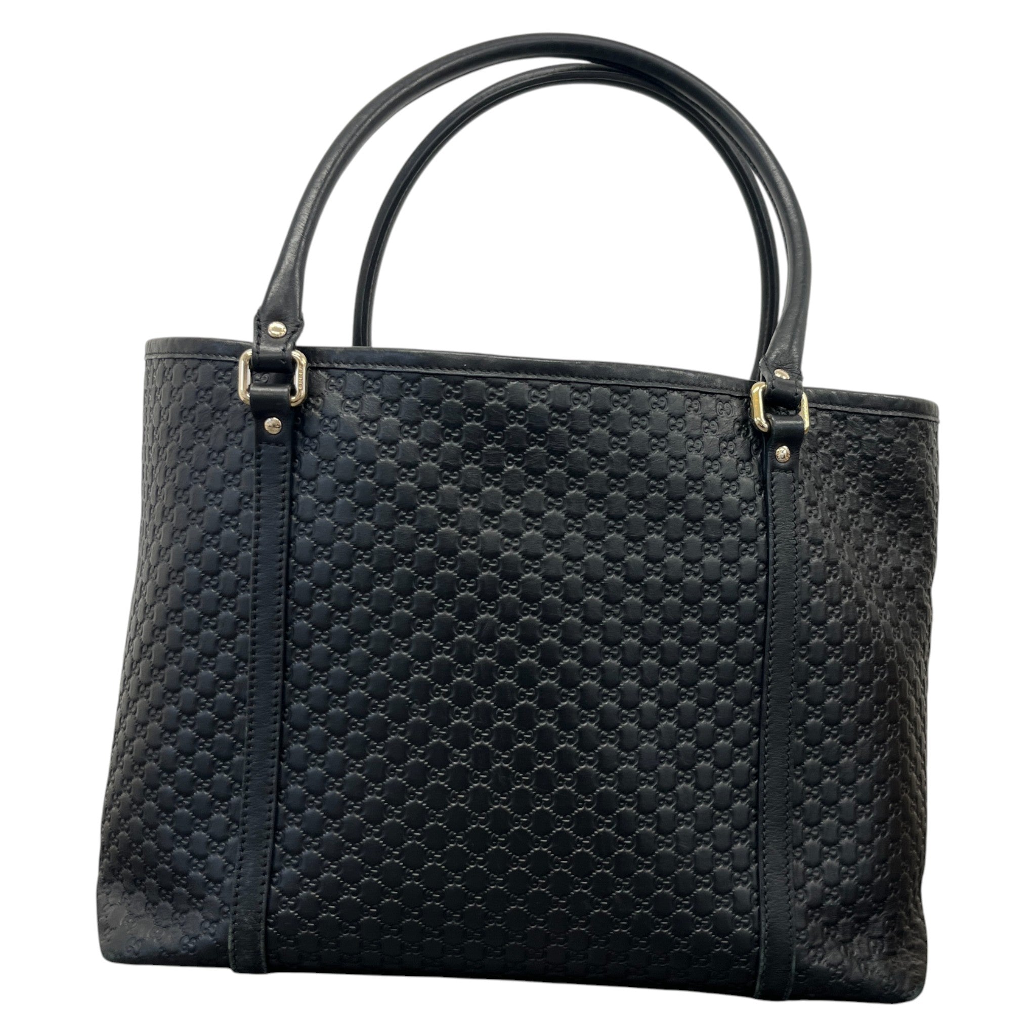 Women's Microguccissima Joy Tote Bag Black
