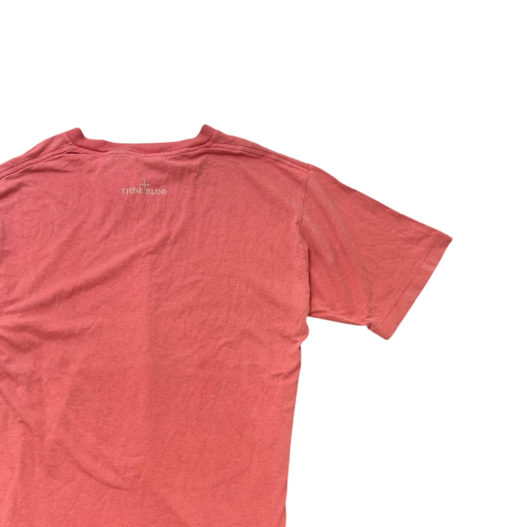 Men's Compass Logo T-Shirt Pink Size S