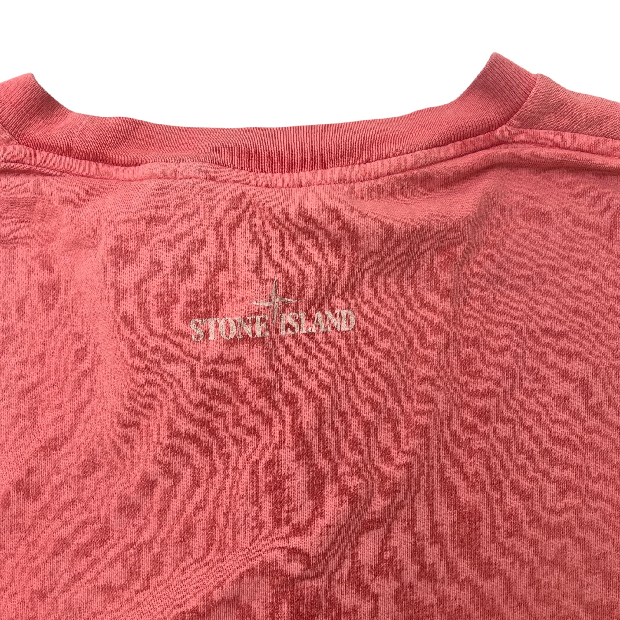 Men's Compass Logo T-Shirt Pink Size S