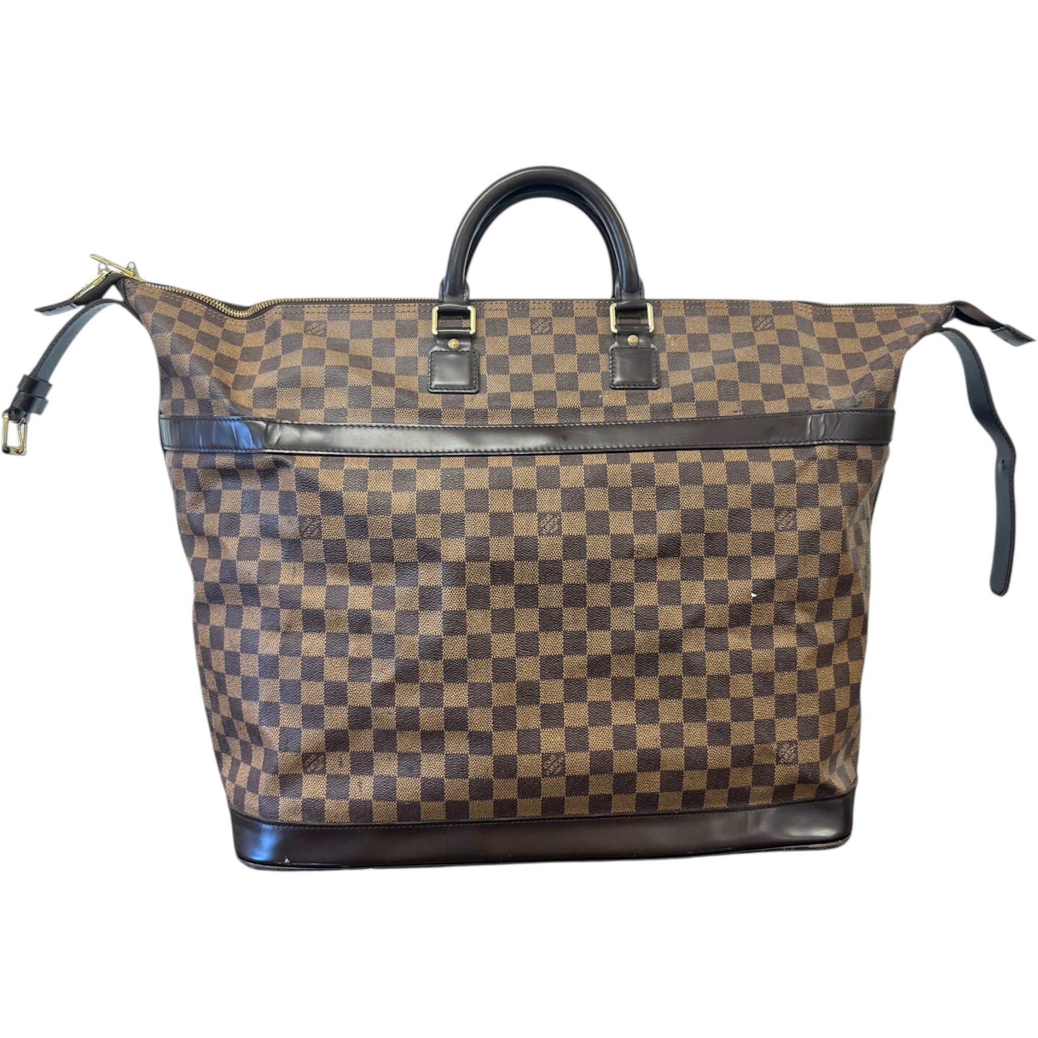 Men's Damier Ebene Cruises Grimaud 45 Bag Brown