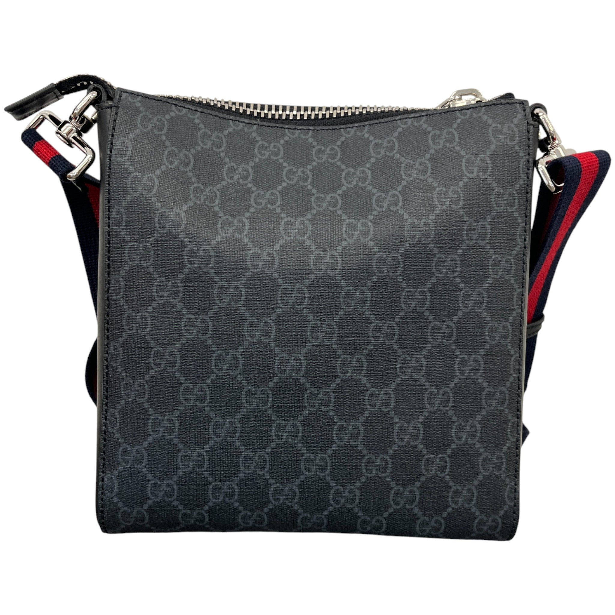 Men's Gg Supreme Messenger Bag Black