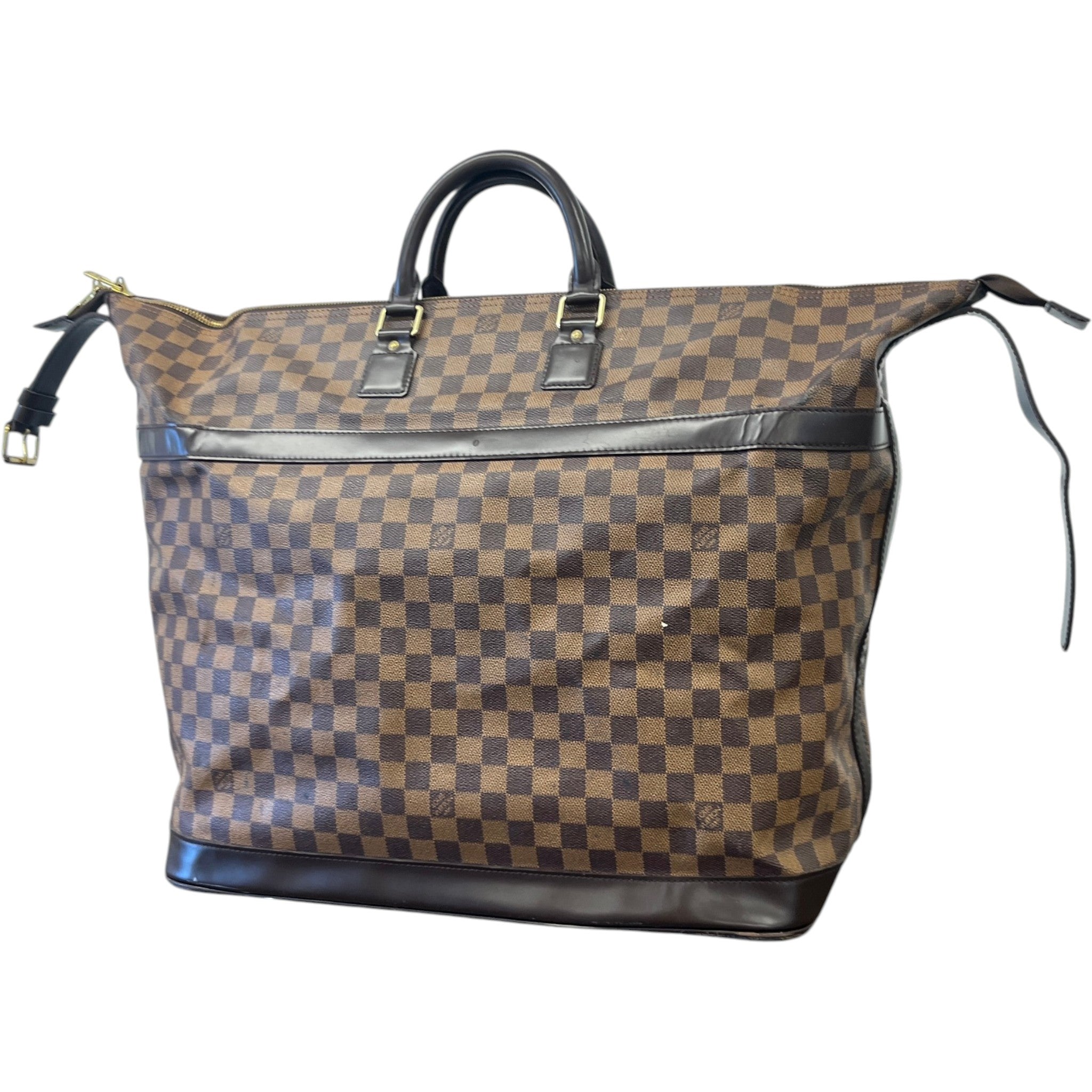 Men's Damier Ebene Cruises Grimaud 45 Bag Brown