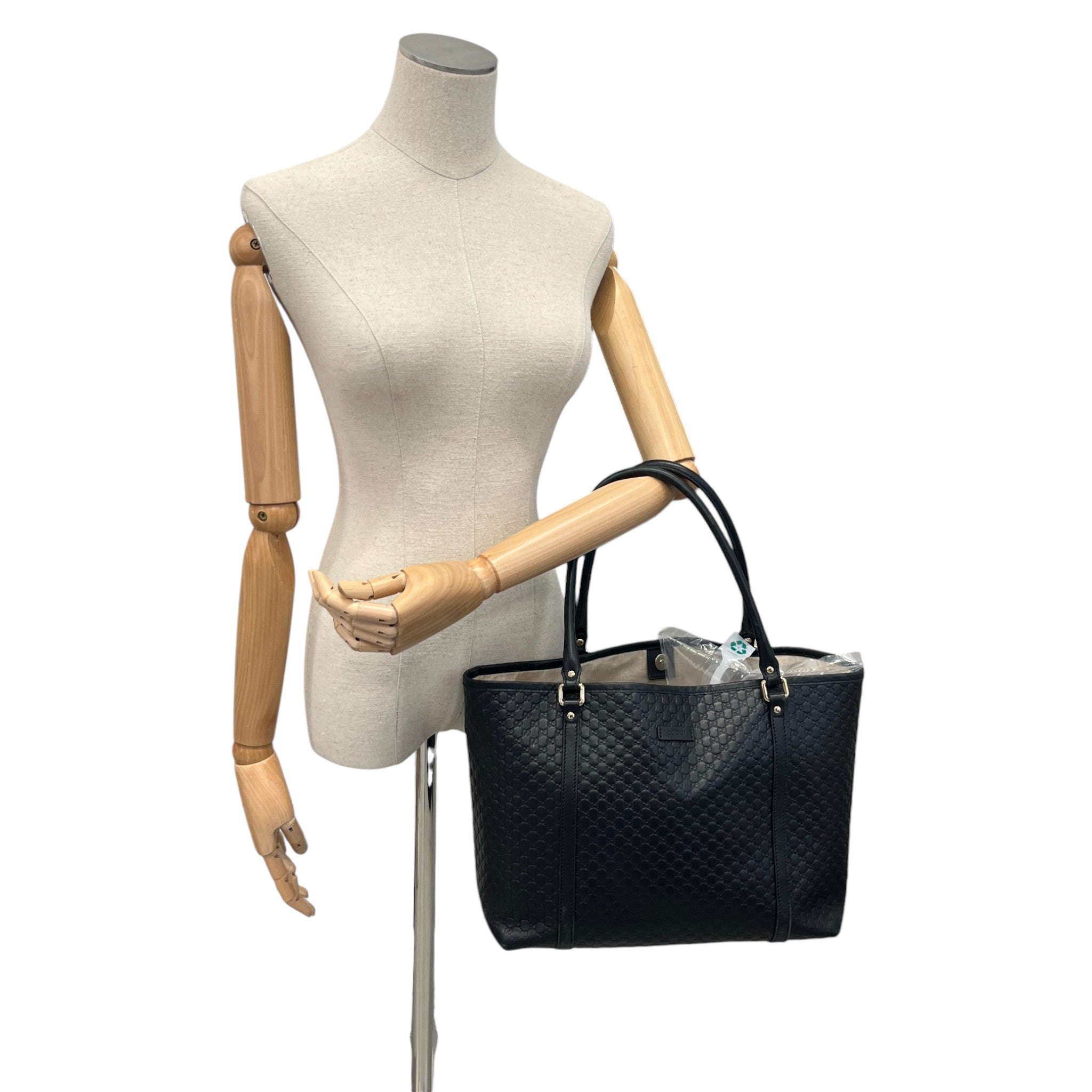 Women's Microguccissima Joy Tote Bag Black