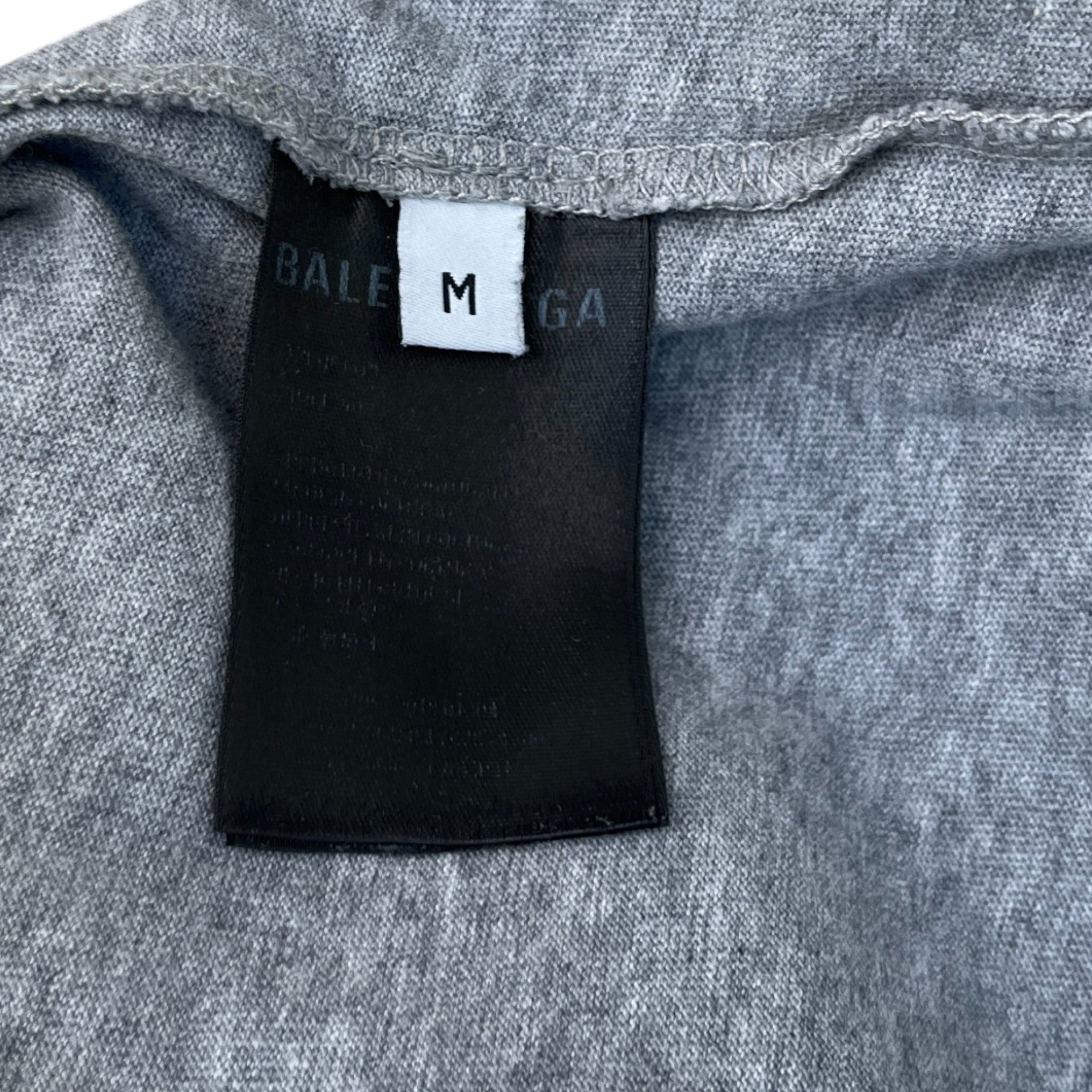 Men's Logo Print T-Shirt Grey Size M