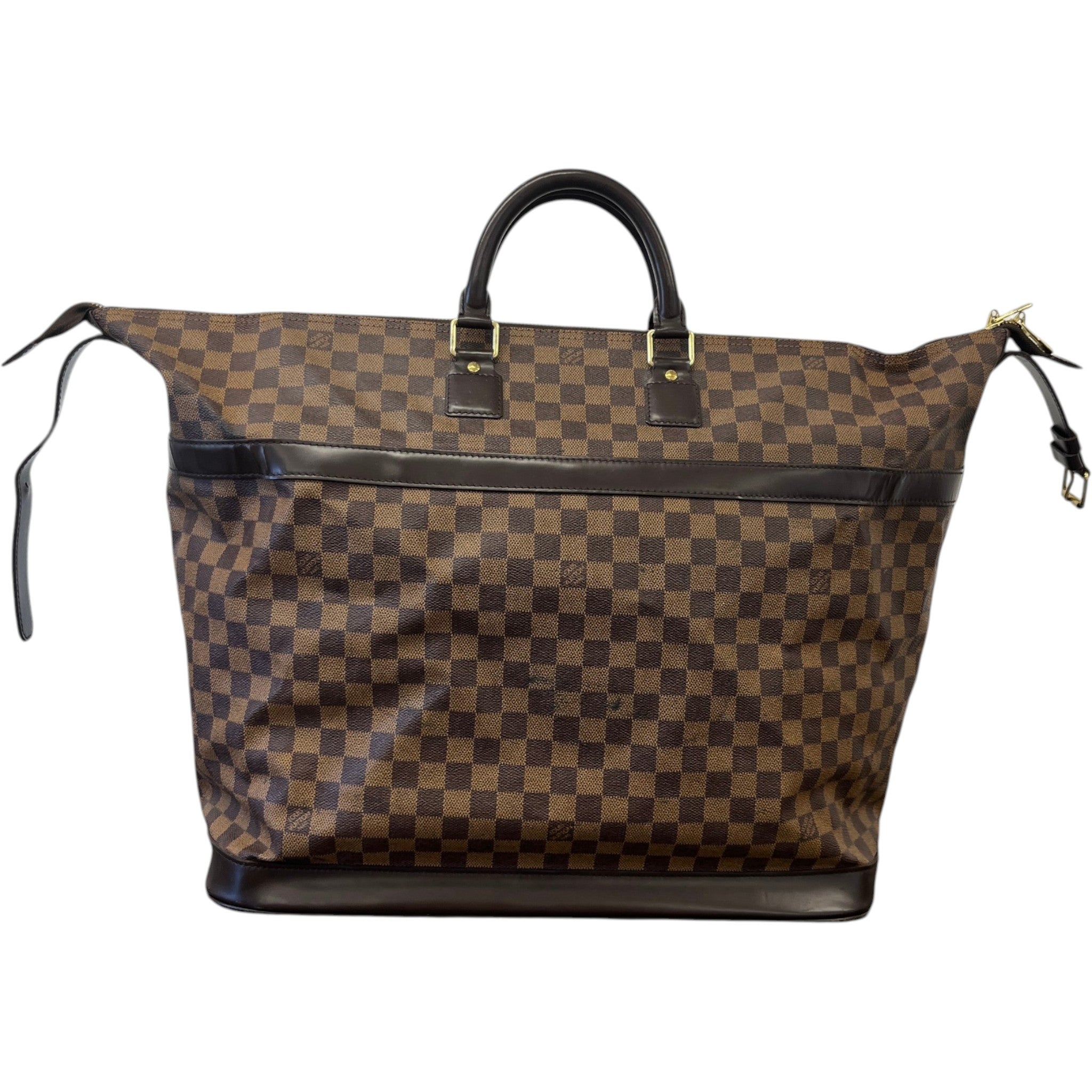 Men's Damier Ebene Cruises Grimaud 45 Bag Brown