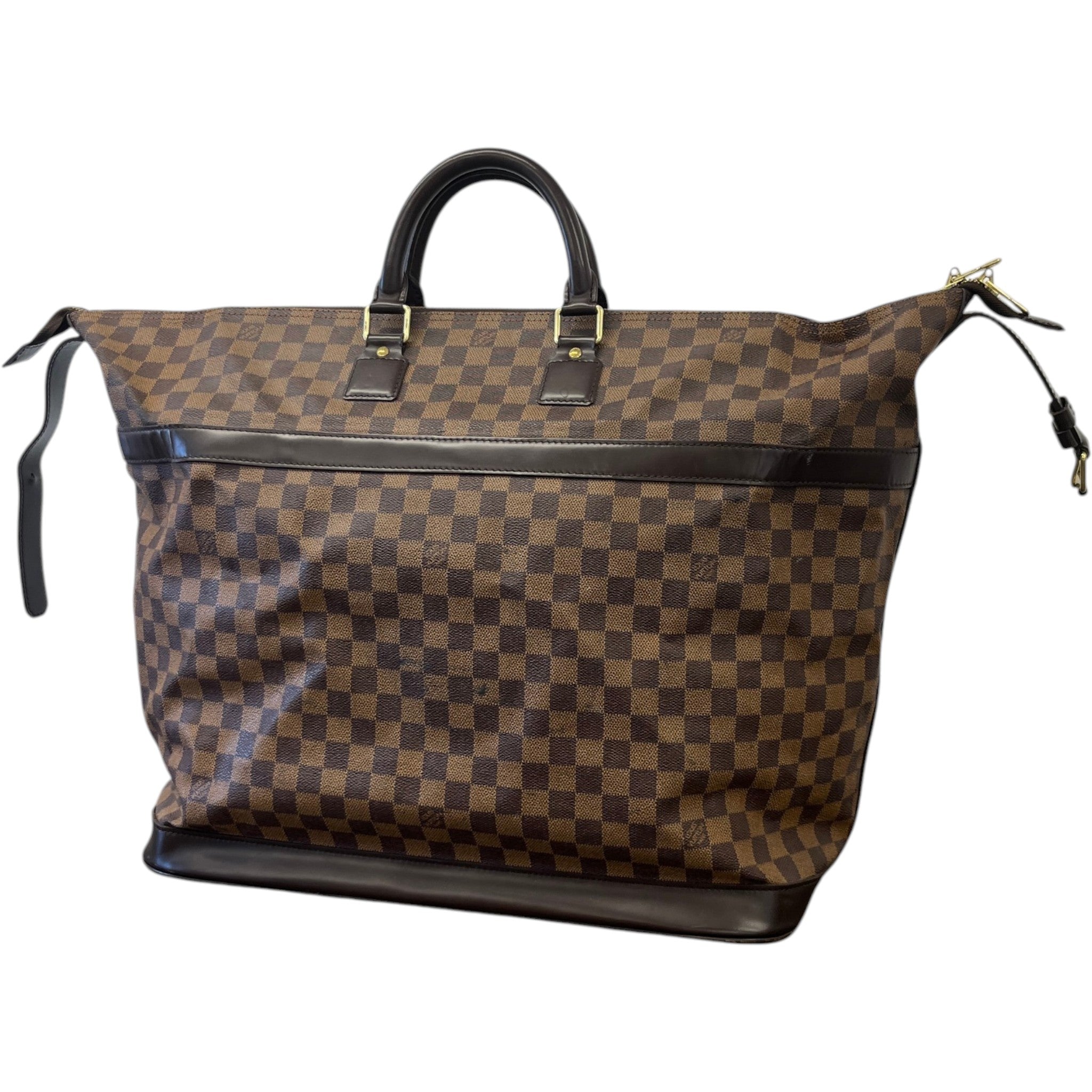 Men's Damier Ebene Cruises Grimaud 45 Bag Brown