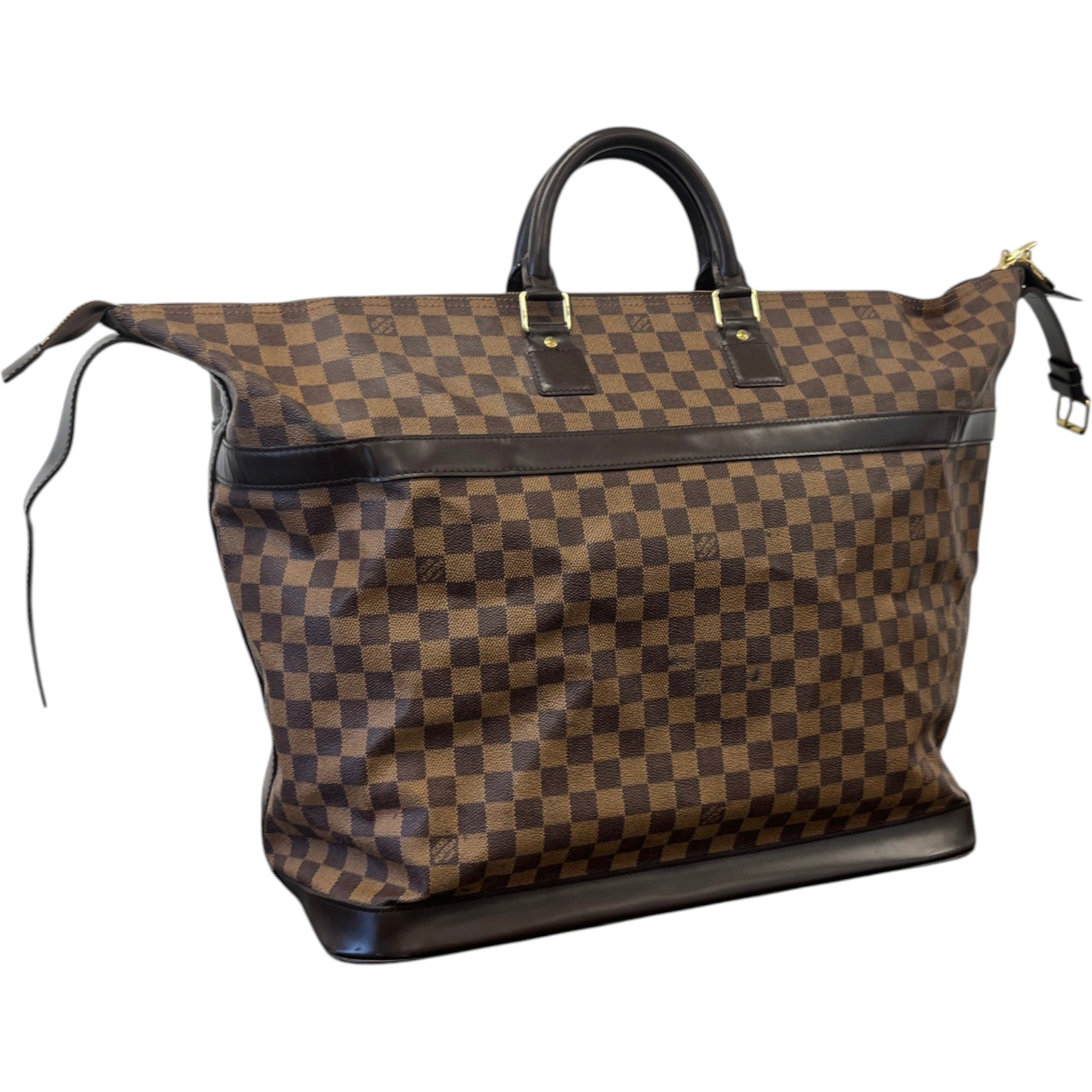 Men's Damier Ebene Cruises Grimaud 45 Bag Brown