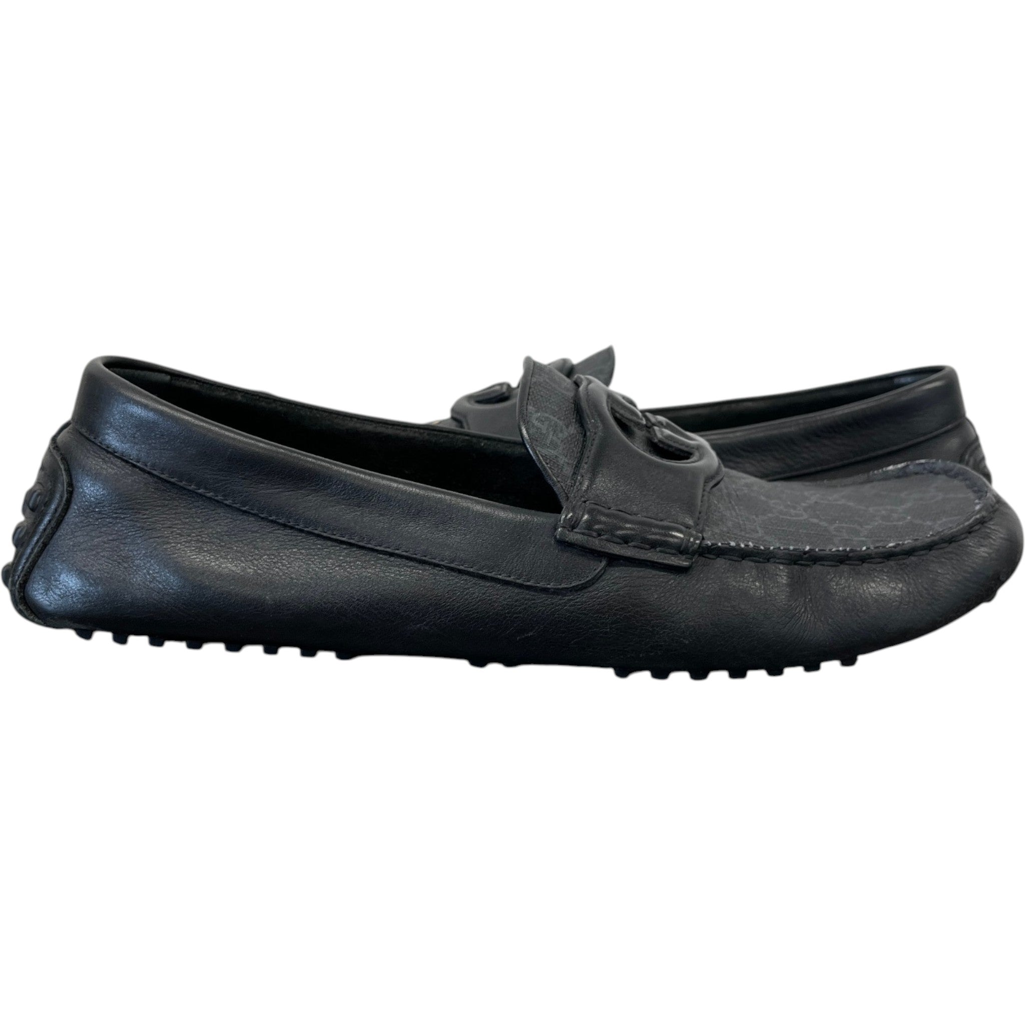 Men's Interlocking G Loafers Black Size EU 44 / UK 10