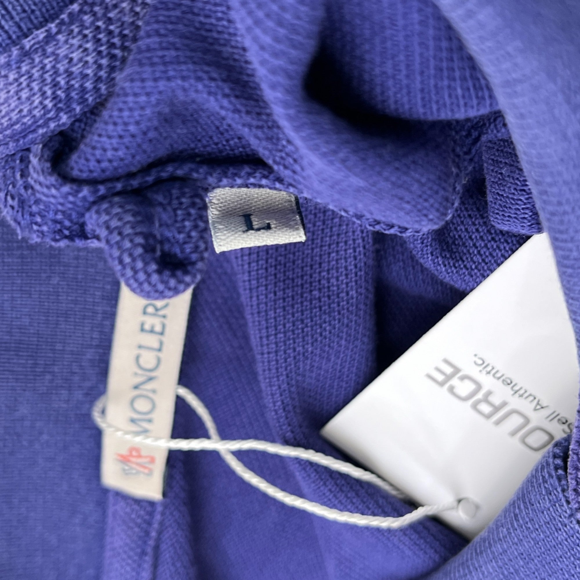 Men's Maglia Polo Shirt Purple Size L