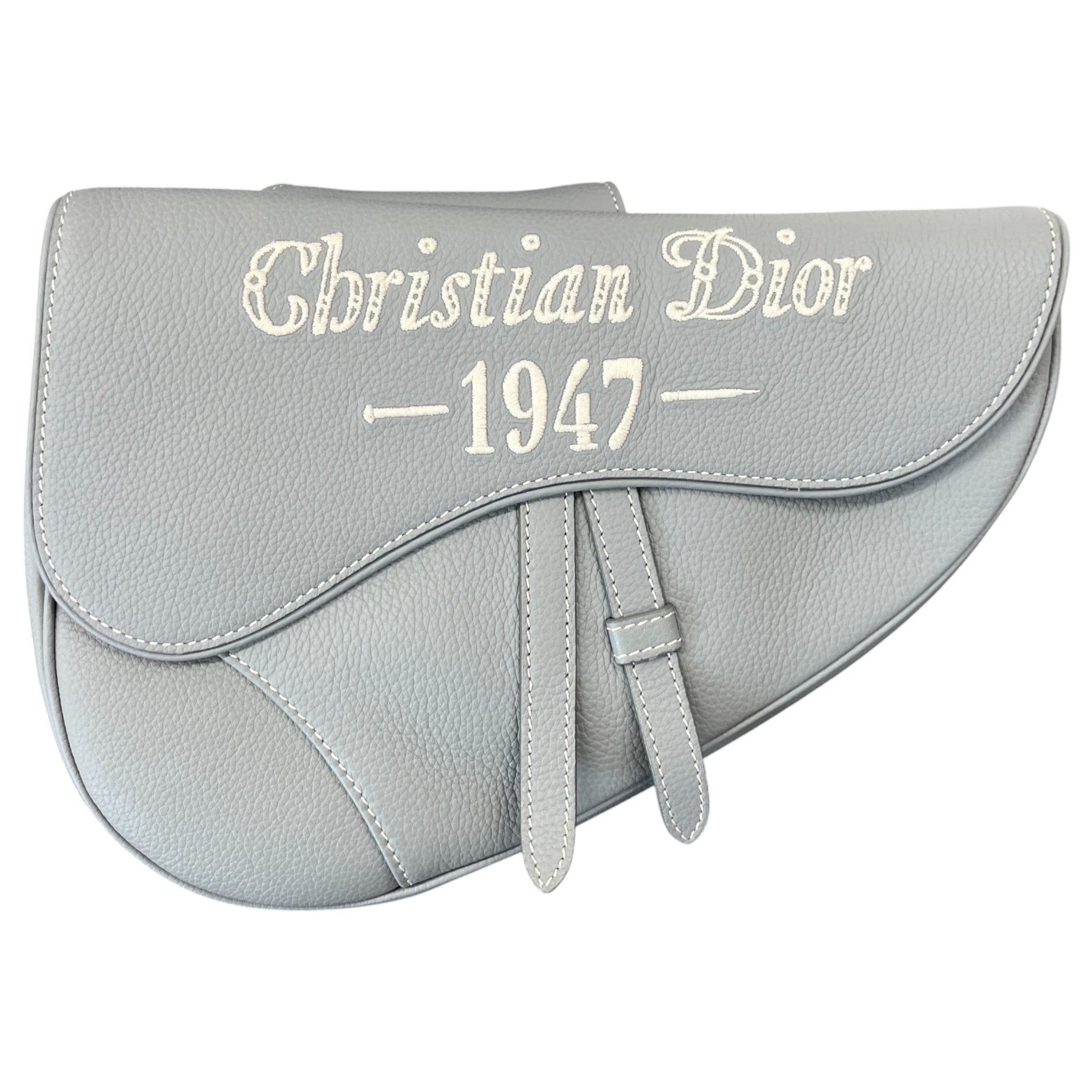 Men's Saddle Messenger Bag Grey