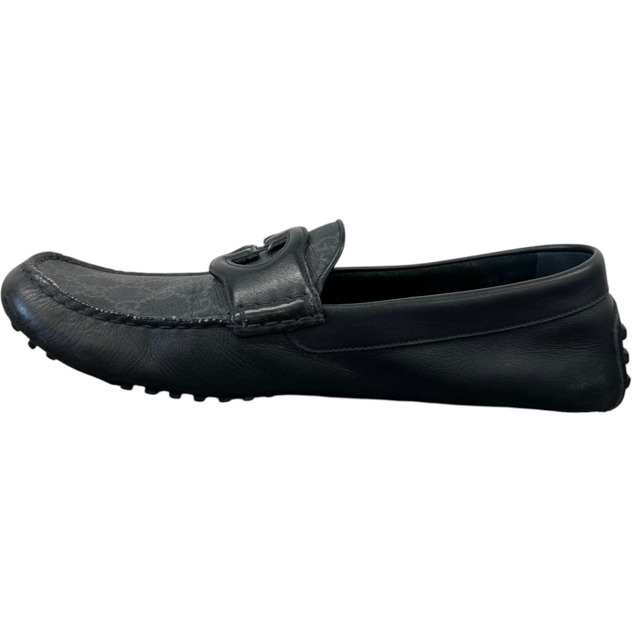 Men's Interlocking G Loafers Black Size EU 44 / UK 10