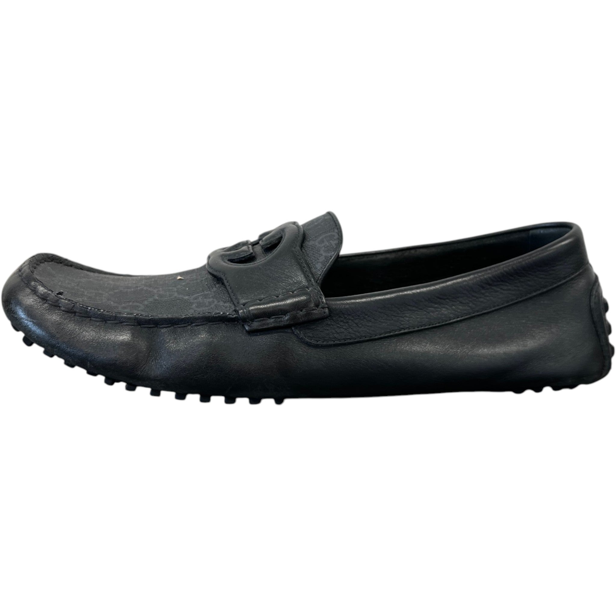 Men's Interlocking G Loafers Black Size EU 44 / UK 10
