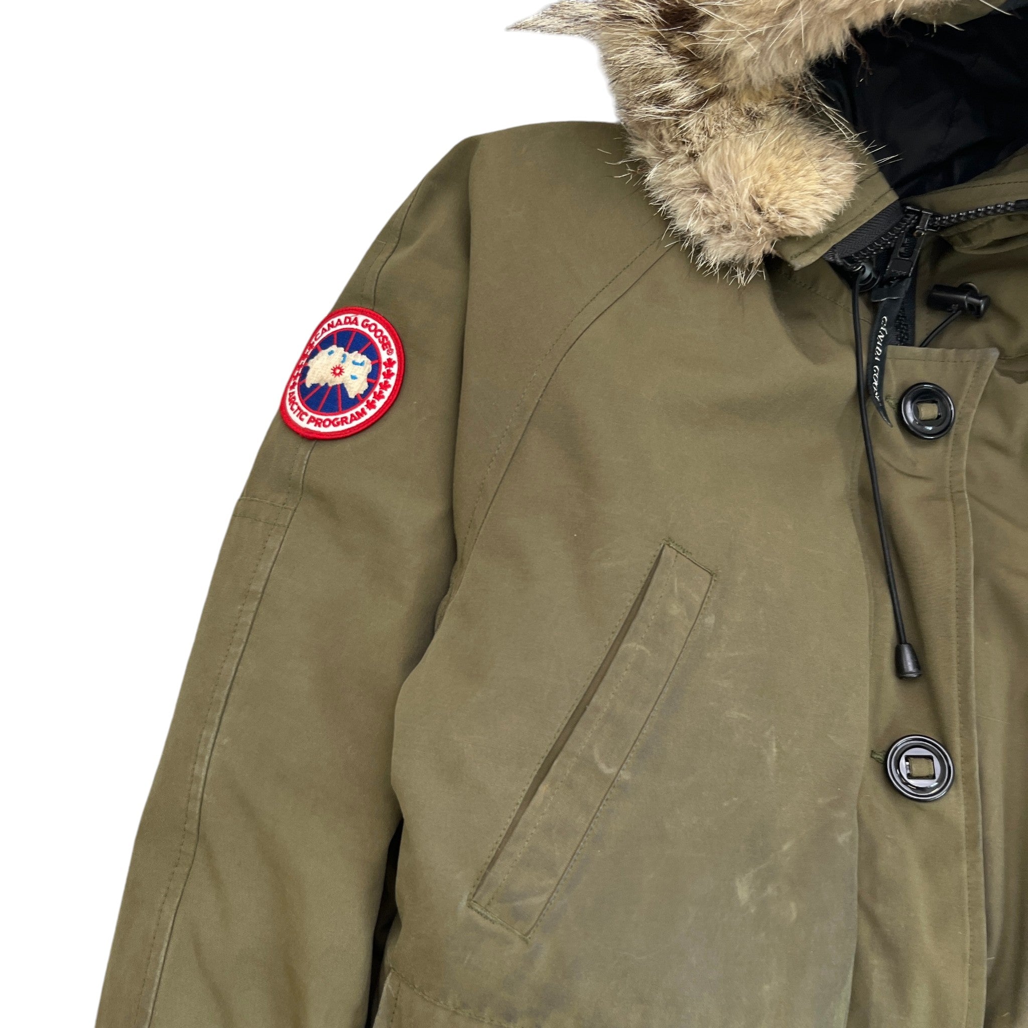 Men's Chilliwack Bomber Down Jacket Khaki Size L
