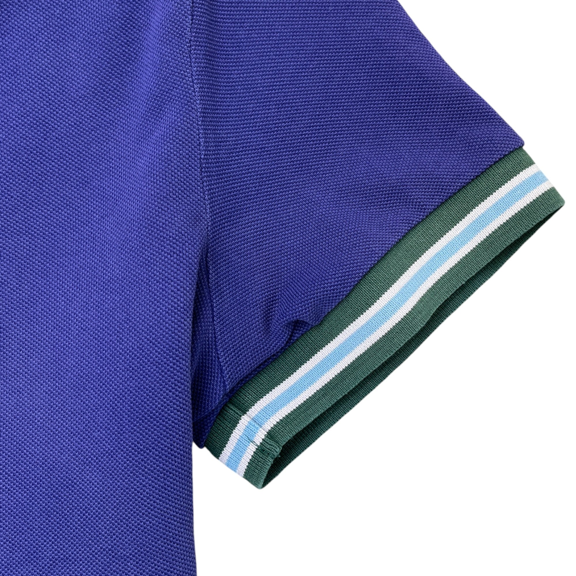 Men's Maglia Polo Shirt Purple Size L