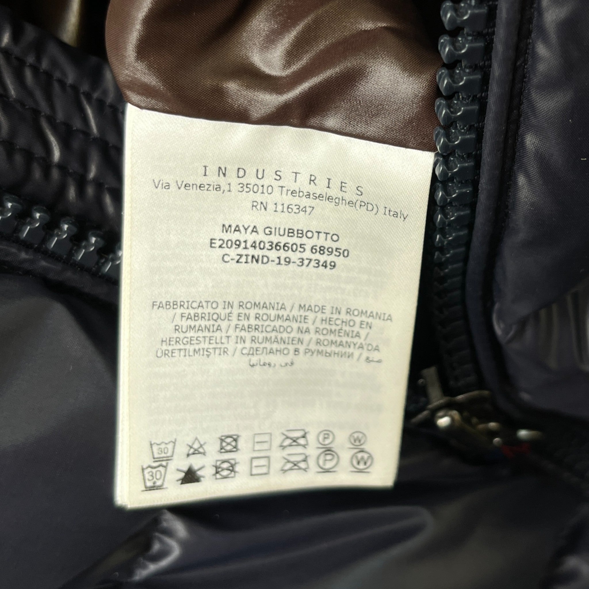 Men's Maya Down Jacket Navy Size 2 / M