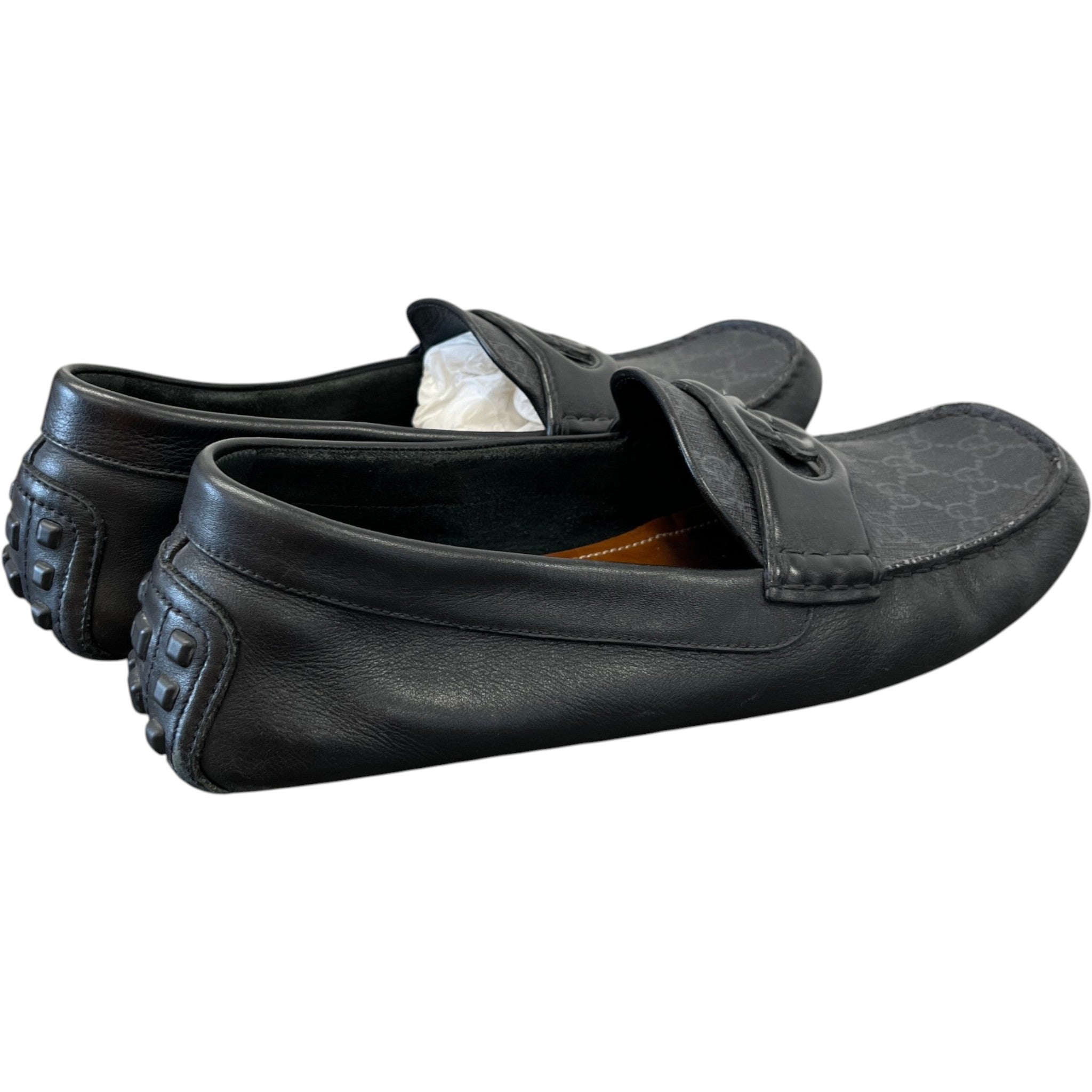 Men's Interlocking G Loafers Black Size EU 44 / UK 10
