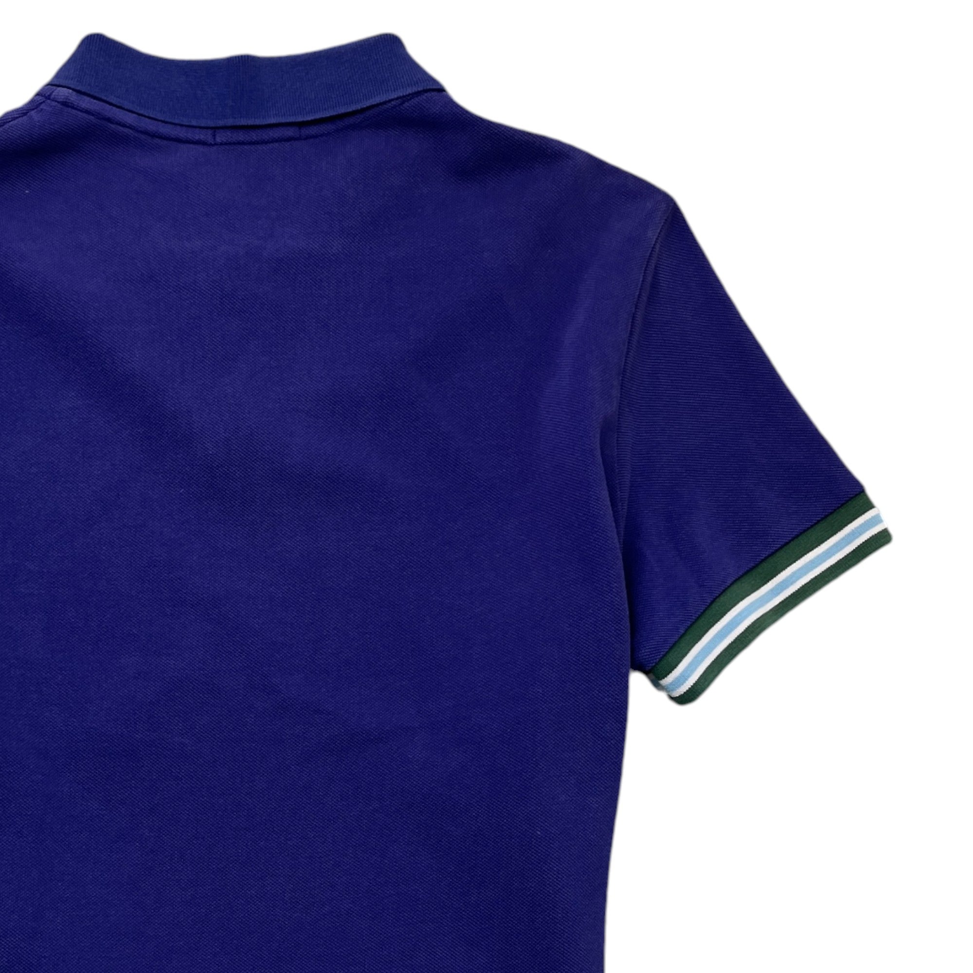 Men's Maglia Polo Shirt Purple Size L