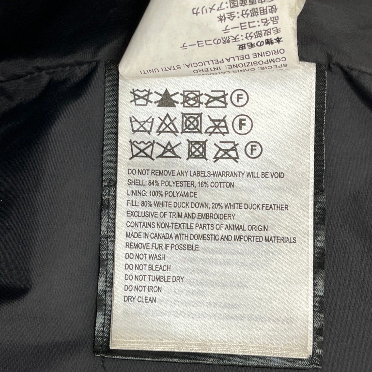 Men's Wyndham Parka Down Jacket Black Size S