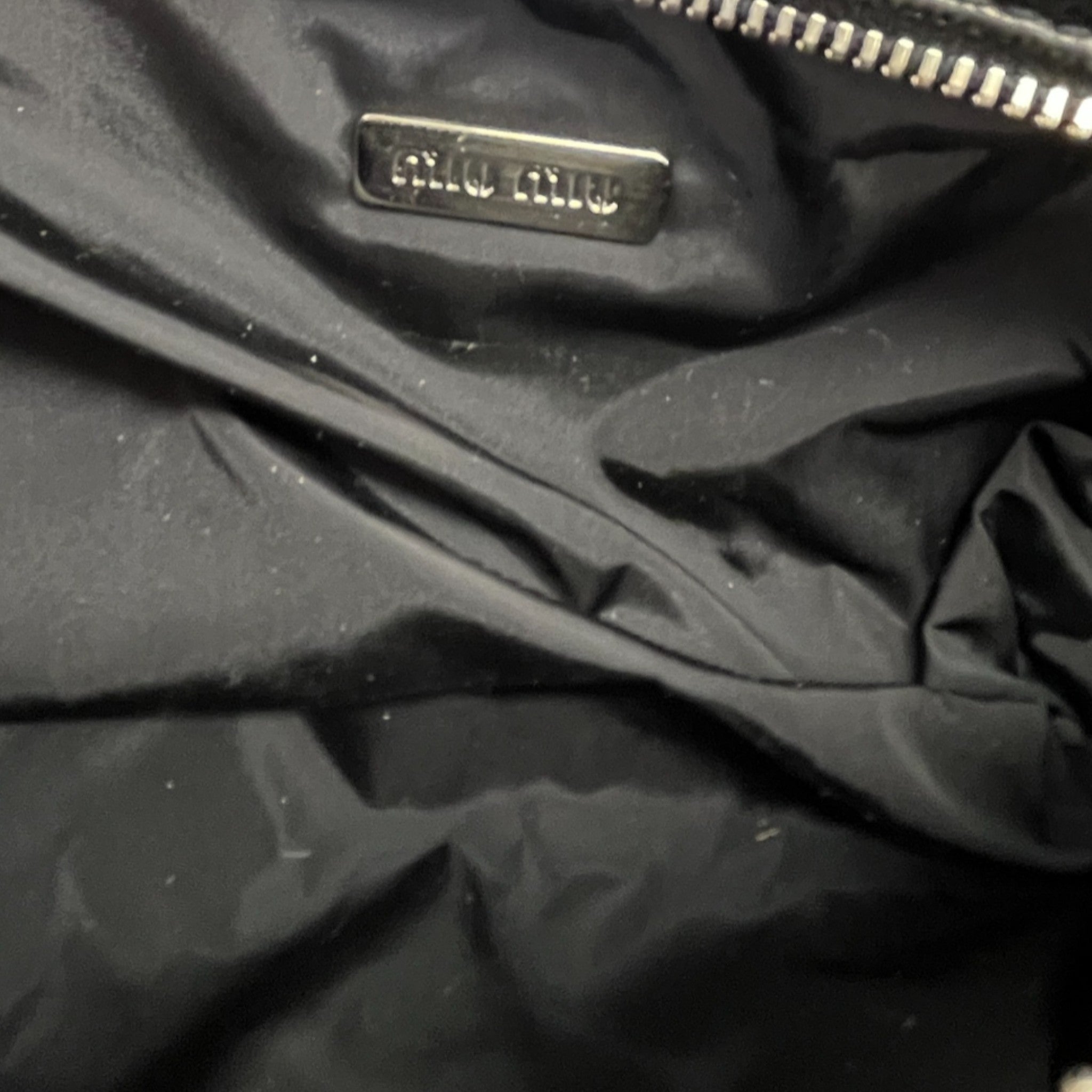 Women's Matelasse Leather Wristlet Purse Black