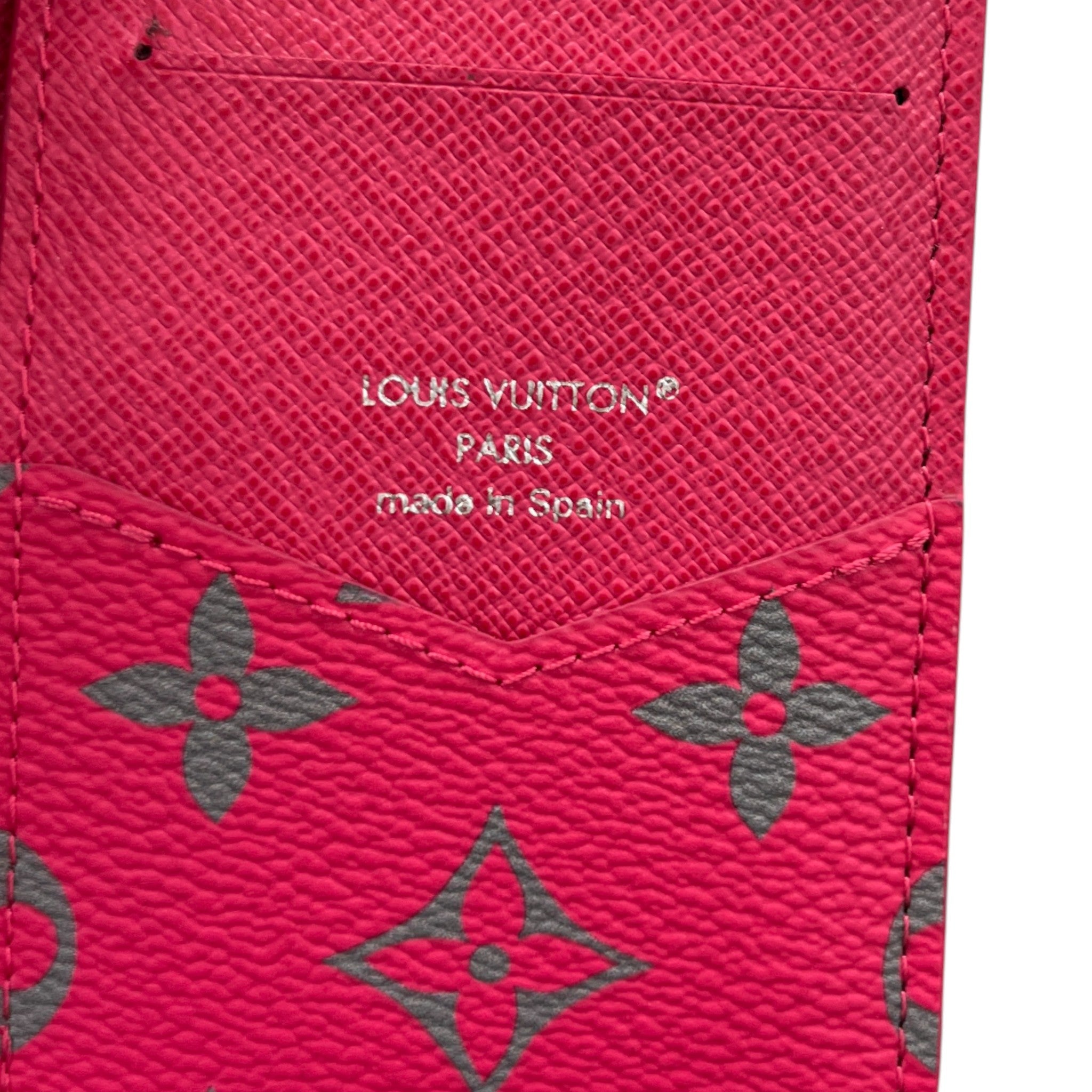 Men's Monogram Glow Pocket Organiser Wallet Grey