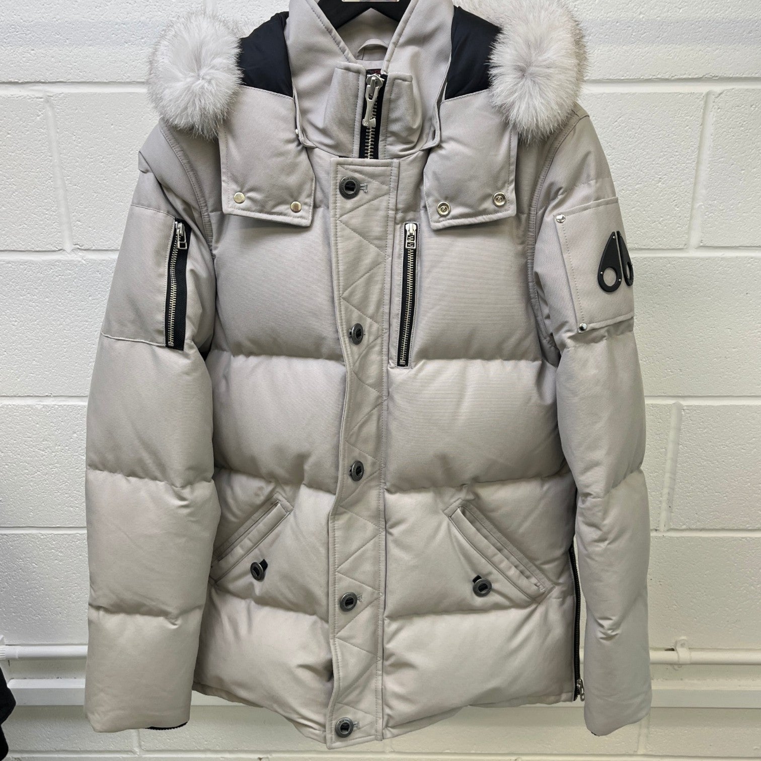Men's 3Q Down Jacket Grey Size M