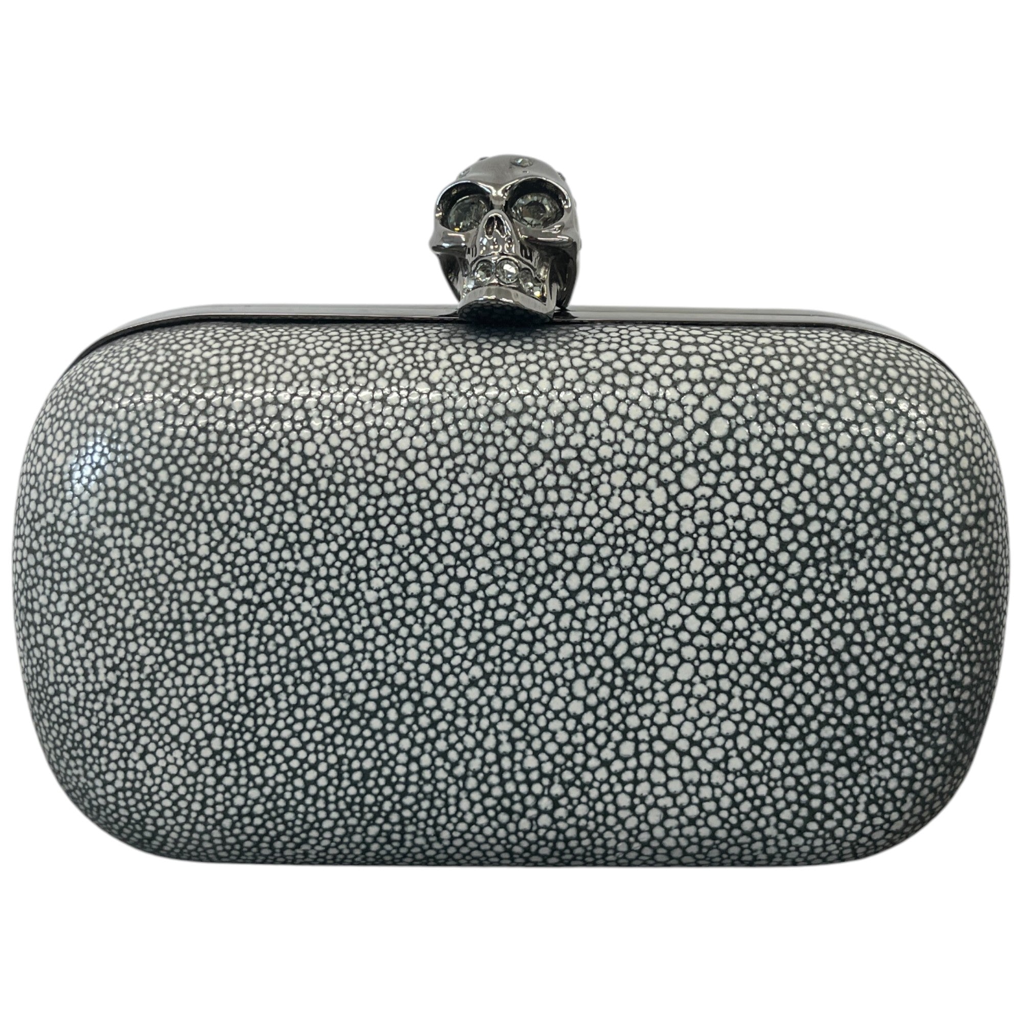 Women's Skull Clutch Grey
