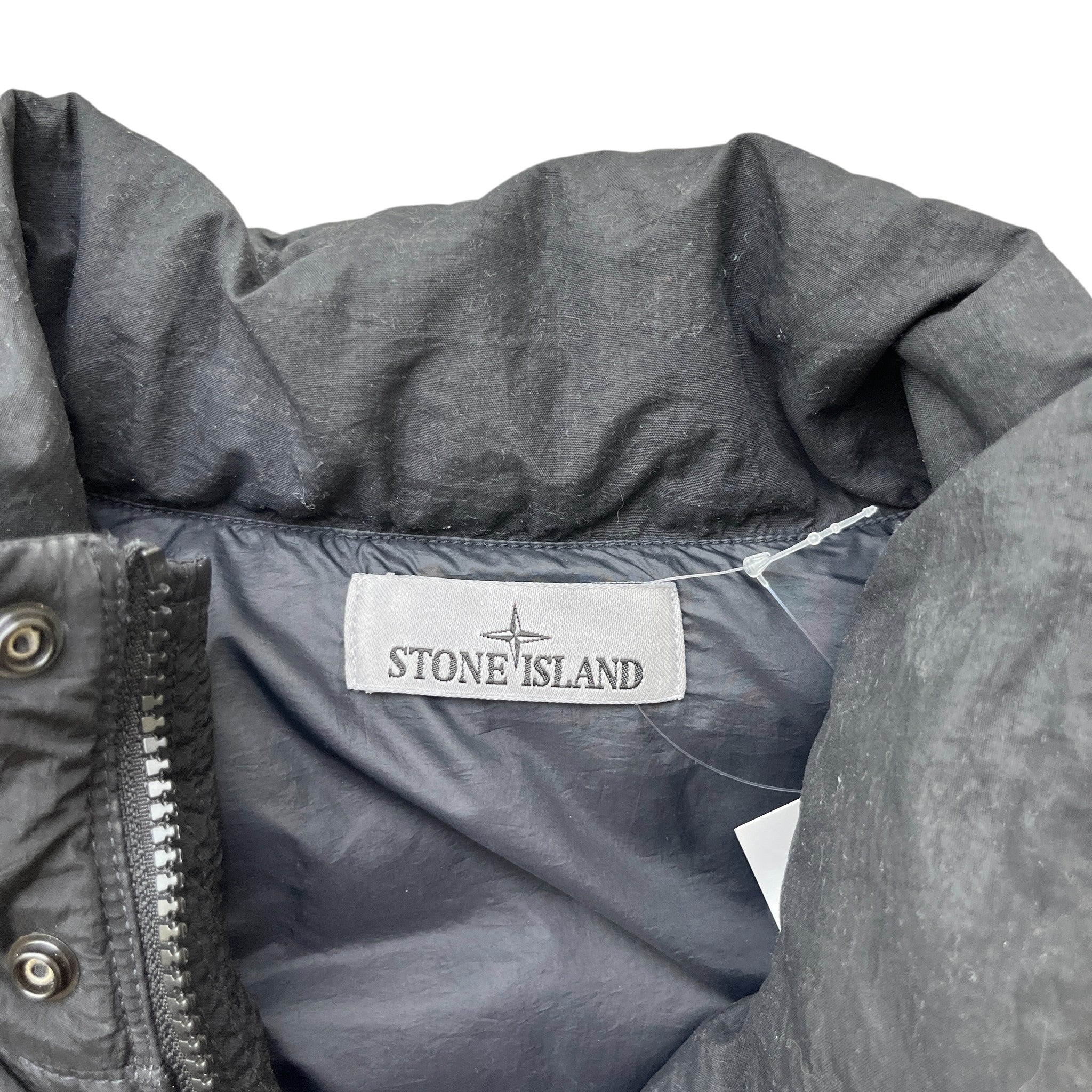 Men's Aplique Logo Gilet Black Size L