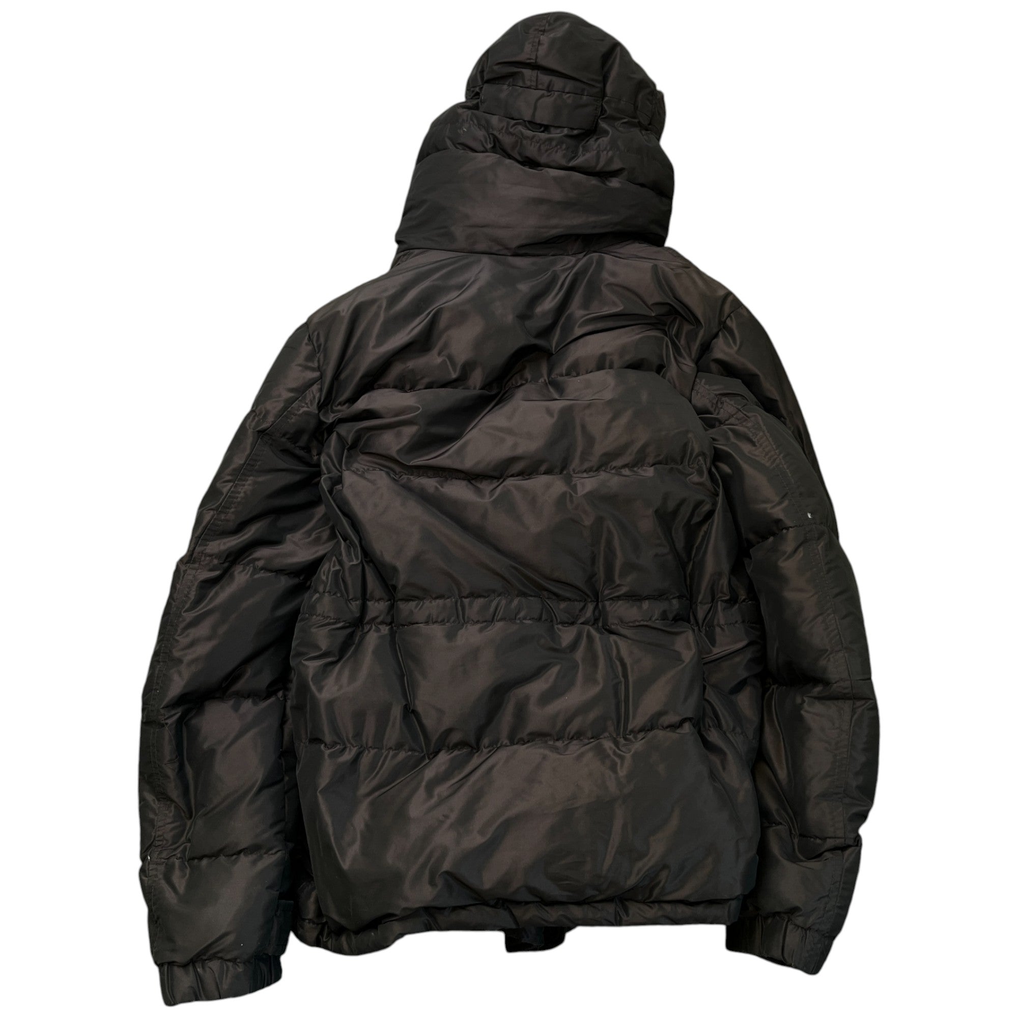 Men's Plaque Logo Down Jacket Brown Size IT 50 / L