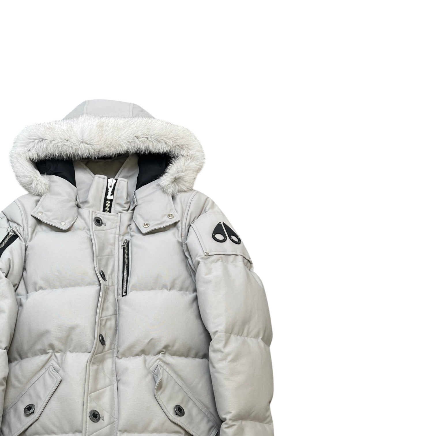 Men's 3Q Down Jacket Grey Size M