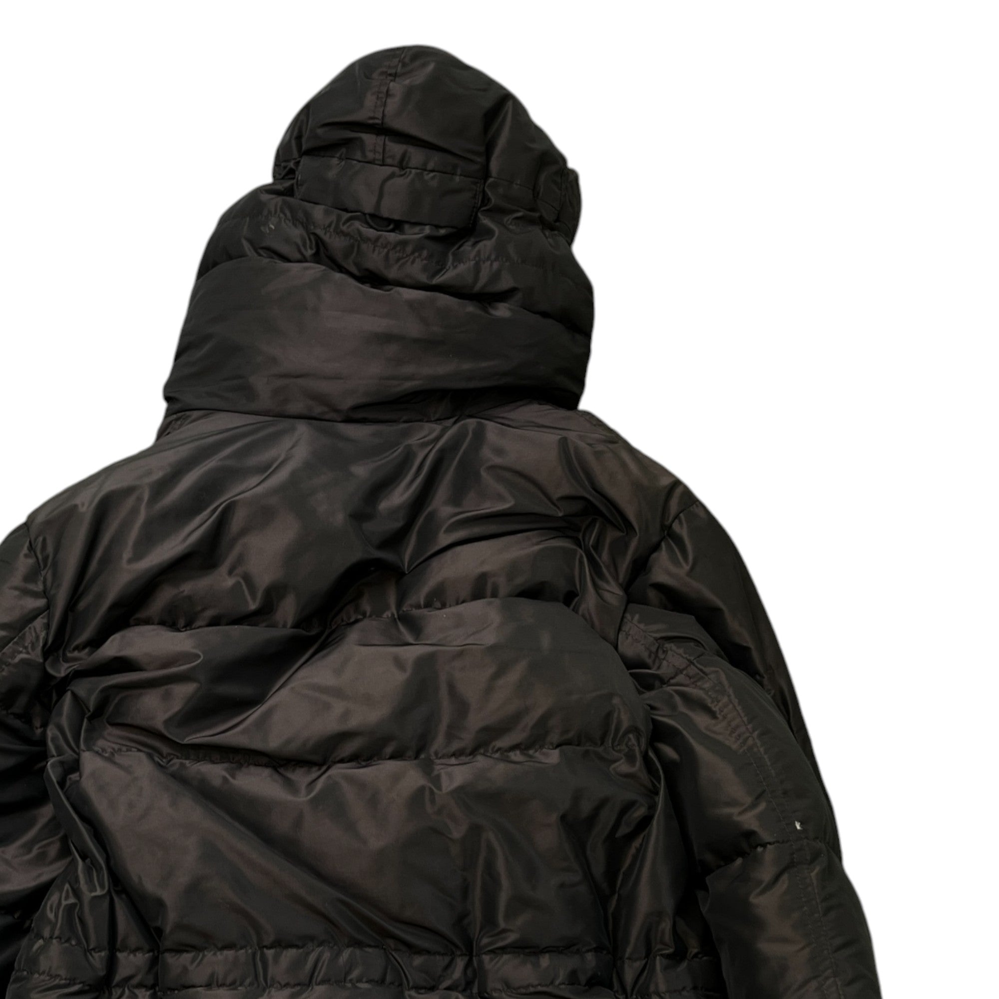 Men's Plaque Logo Down Jacket Brown Size IT 50 / L