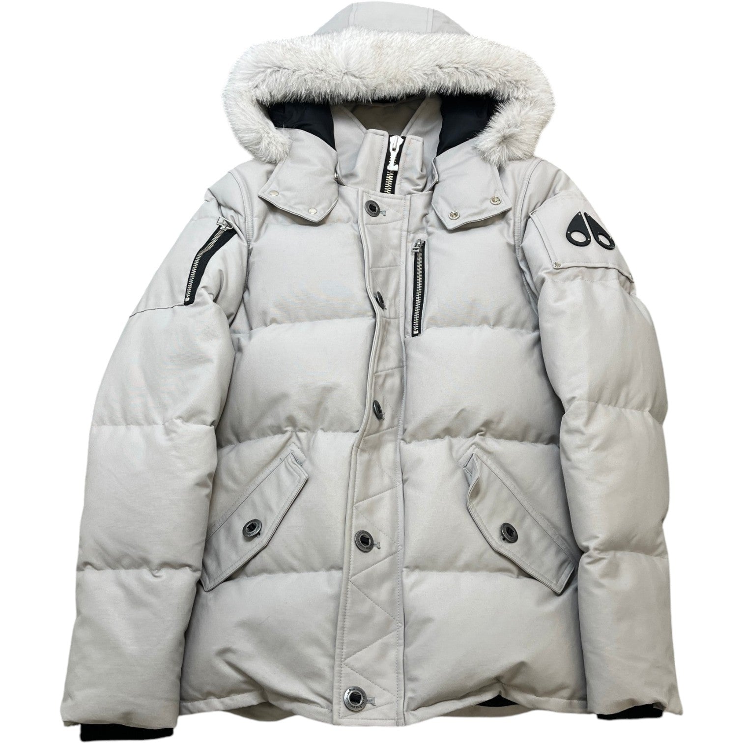 Men's 3Q Down Jacket Grey Size M