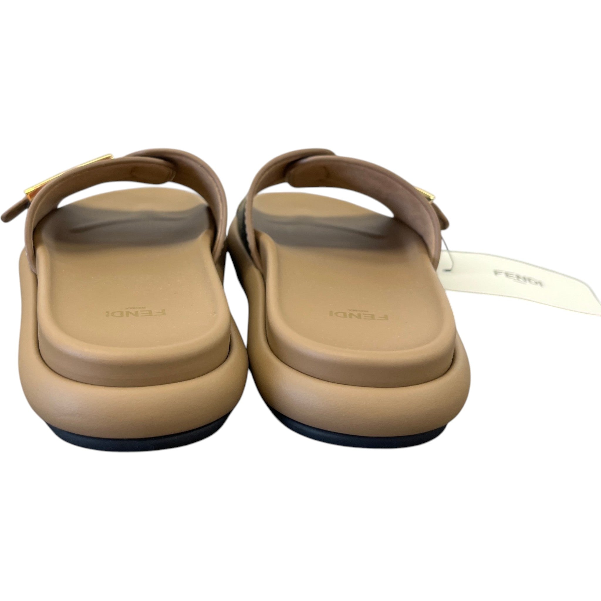 Women's Feel Ff Zucca Slides Brown Size EU 37 / UK 4