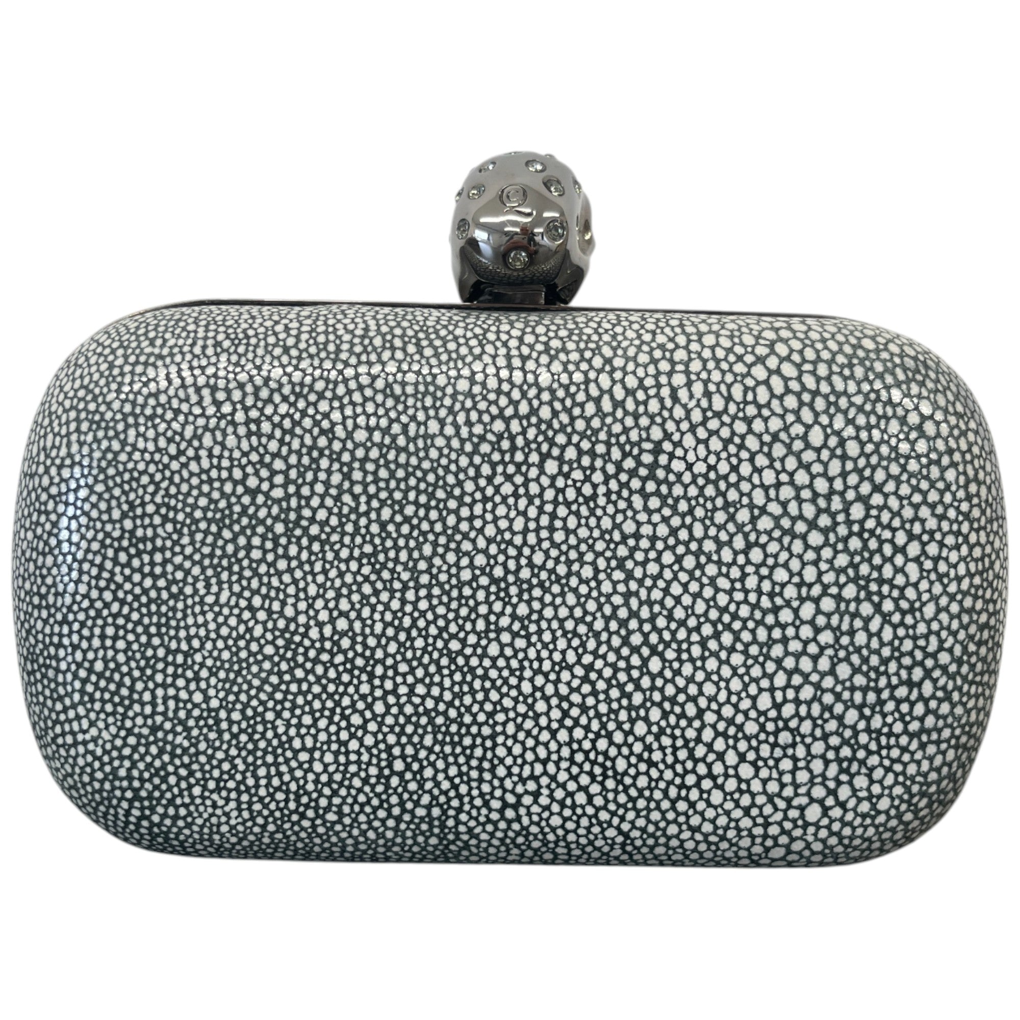 Women's Skull Clutch Grey