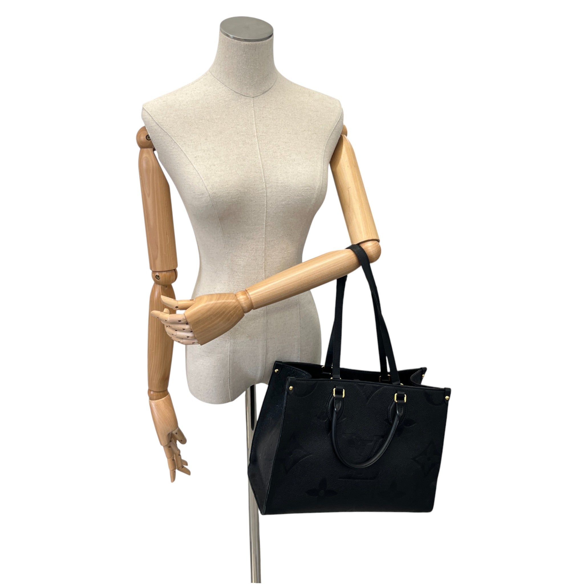 Women's Empreinte Leather On The Go Mm Handbag Black