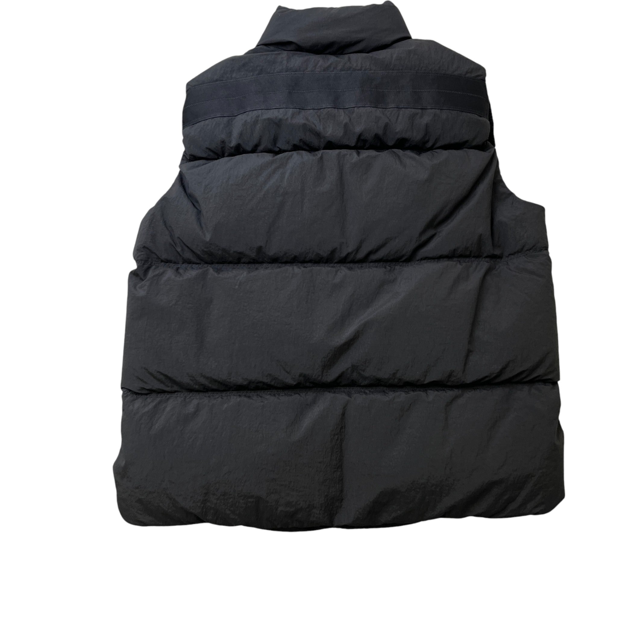 Men's Aplique Logo Gilet Black Size L