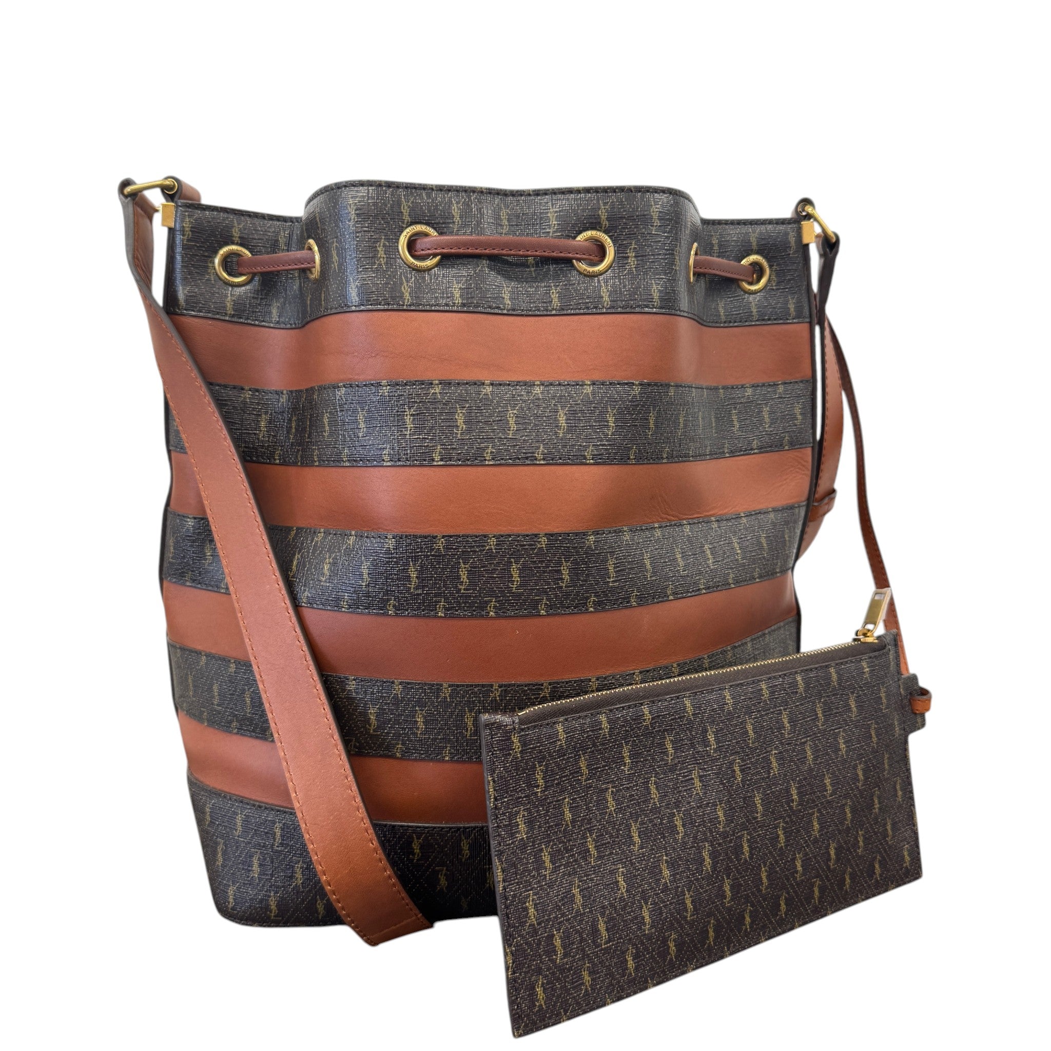 Women's Le Monogramme Bucket Bag Brown