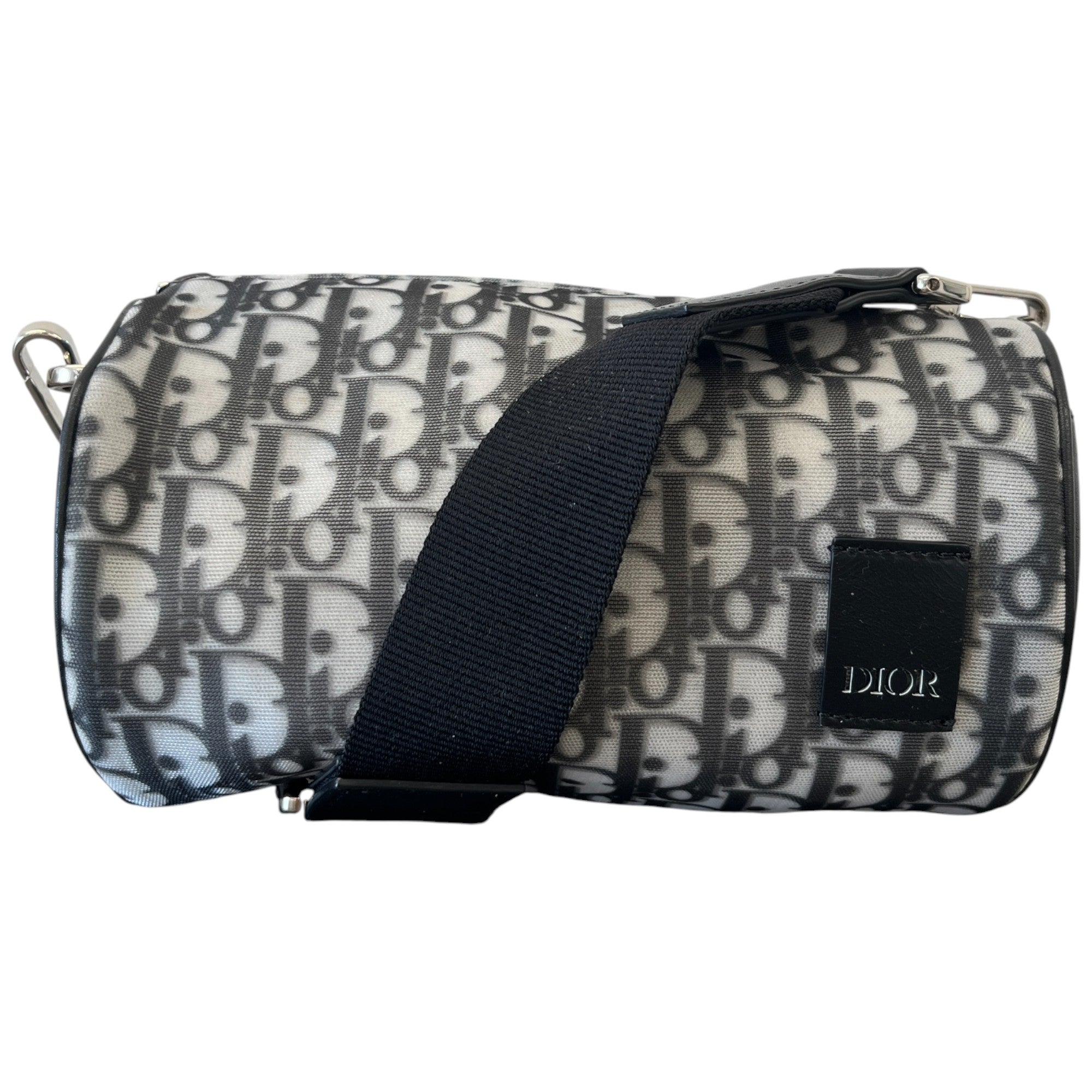 Women's Oblique Roller Handbag Black