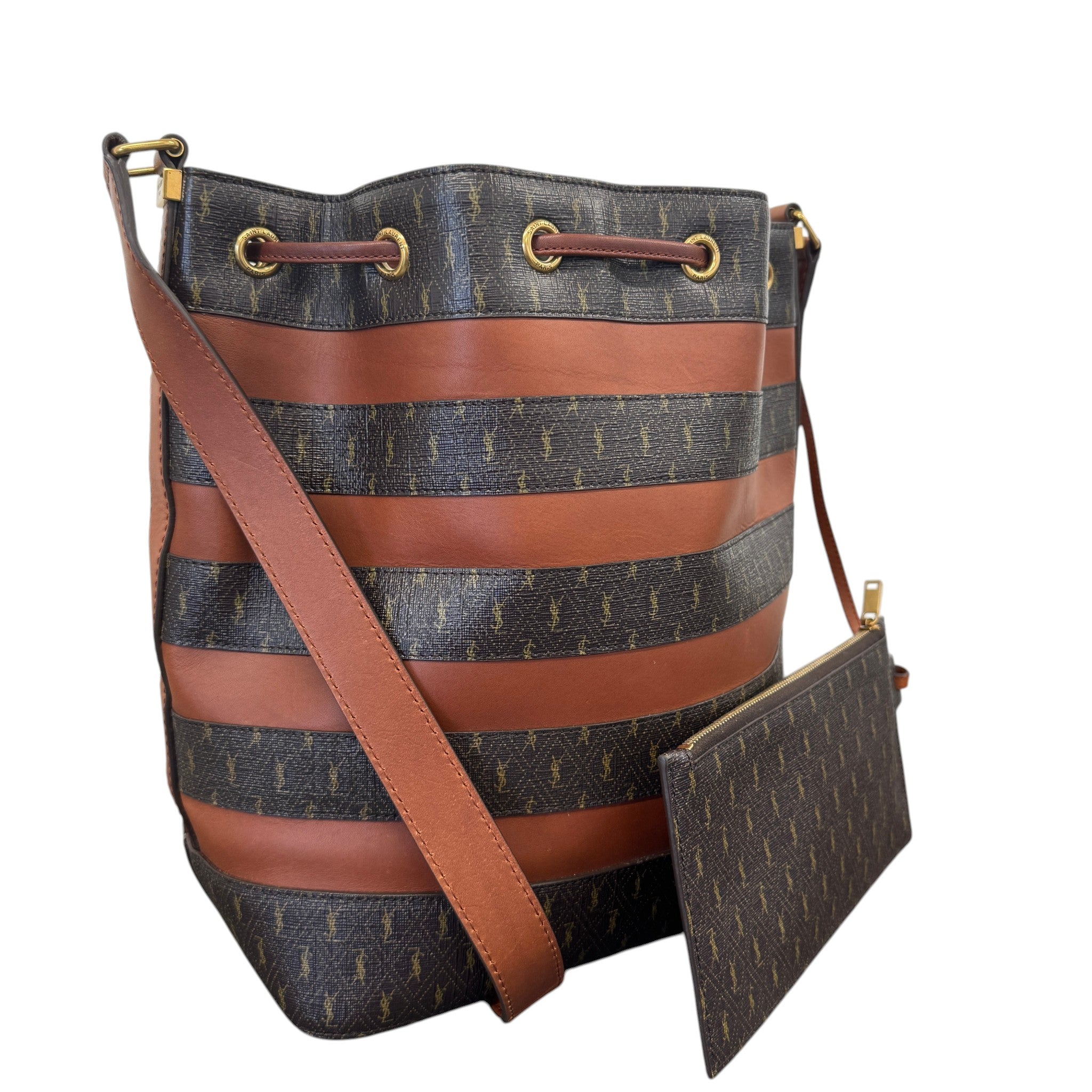 Women's Le Monogramme Bucket Bag Brown