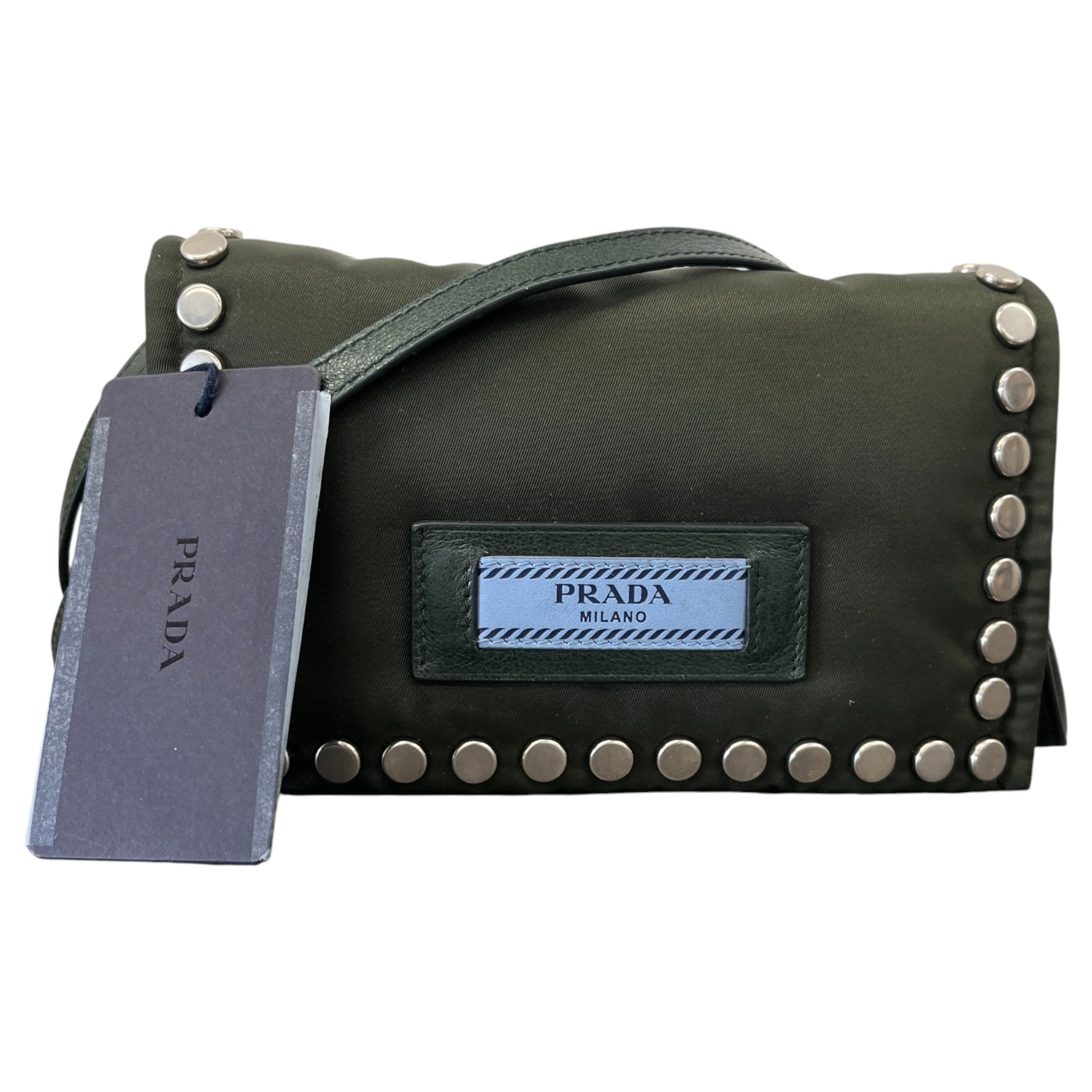 Women's Studded Etiquette Bag Khaki