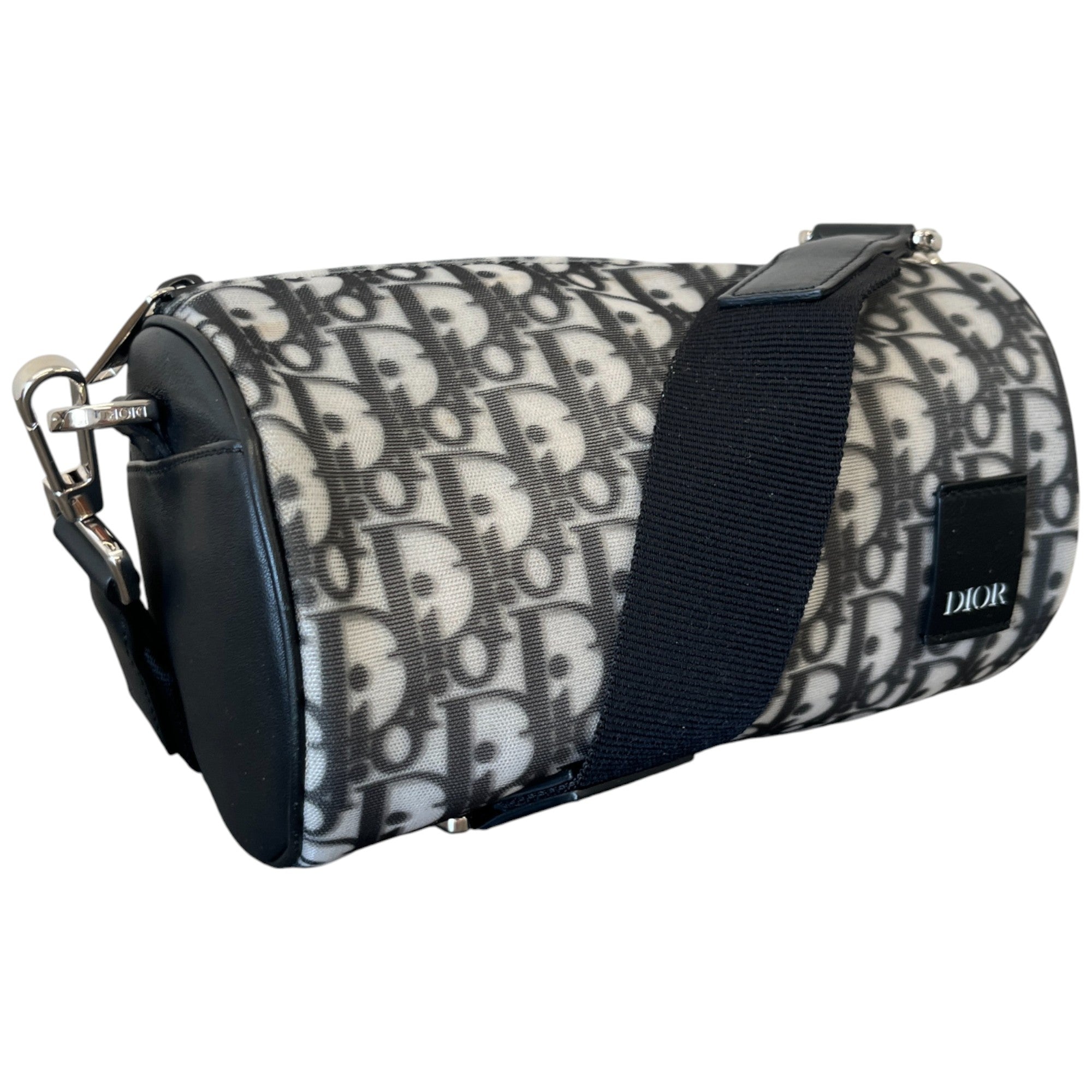Women's Oblique Roller Handbag Black