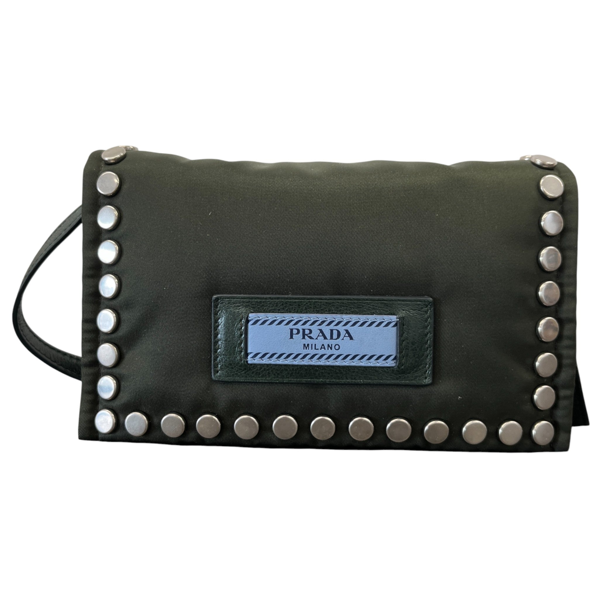 Women's Studded Etiquette Bag Khaki