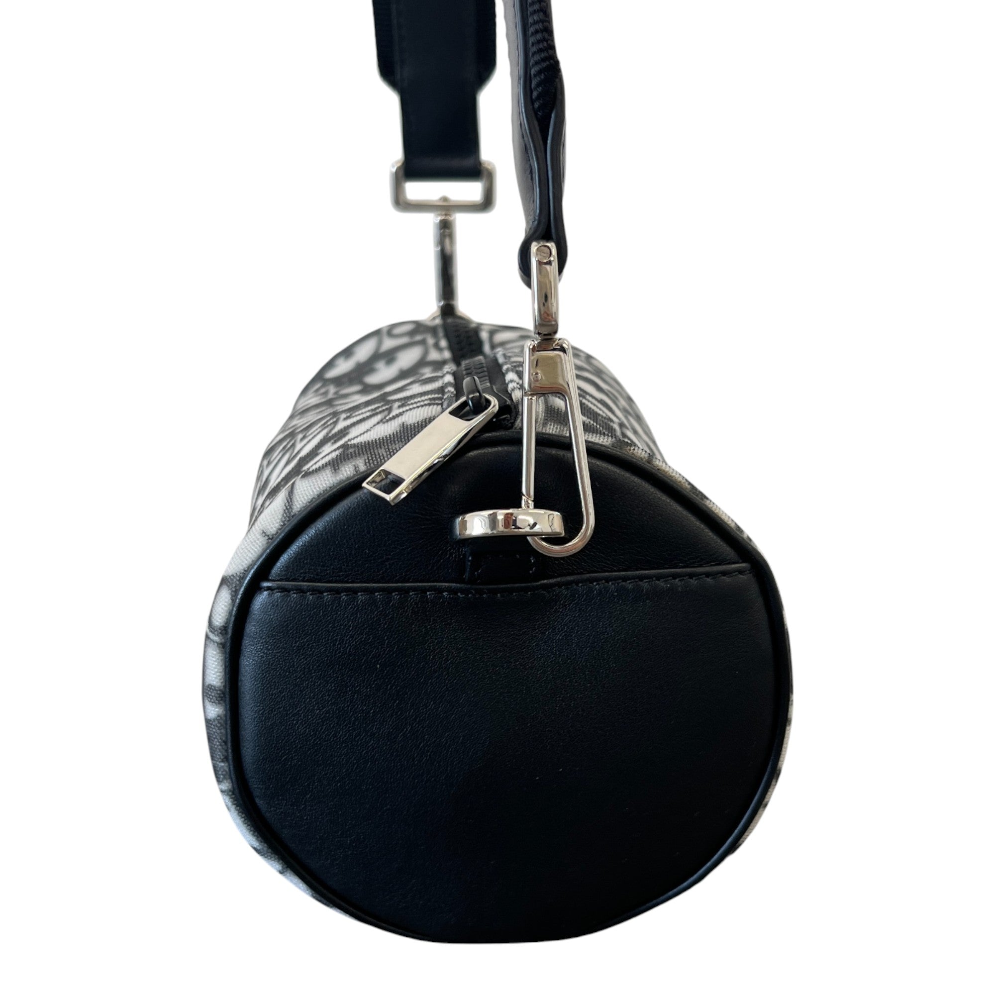 Women's Oblique Roller Handbag Black