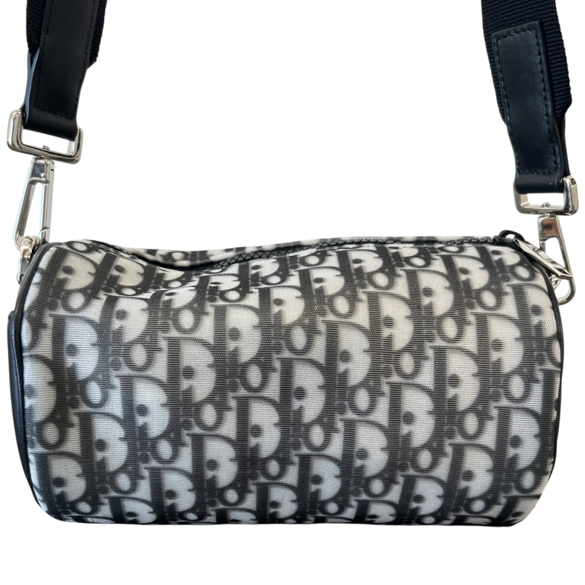 Women's Oblique Roller Handbag Black