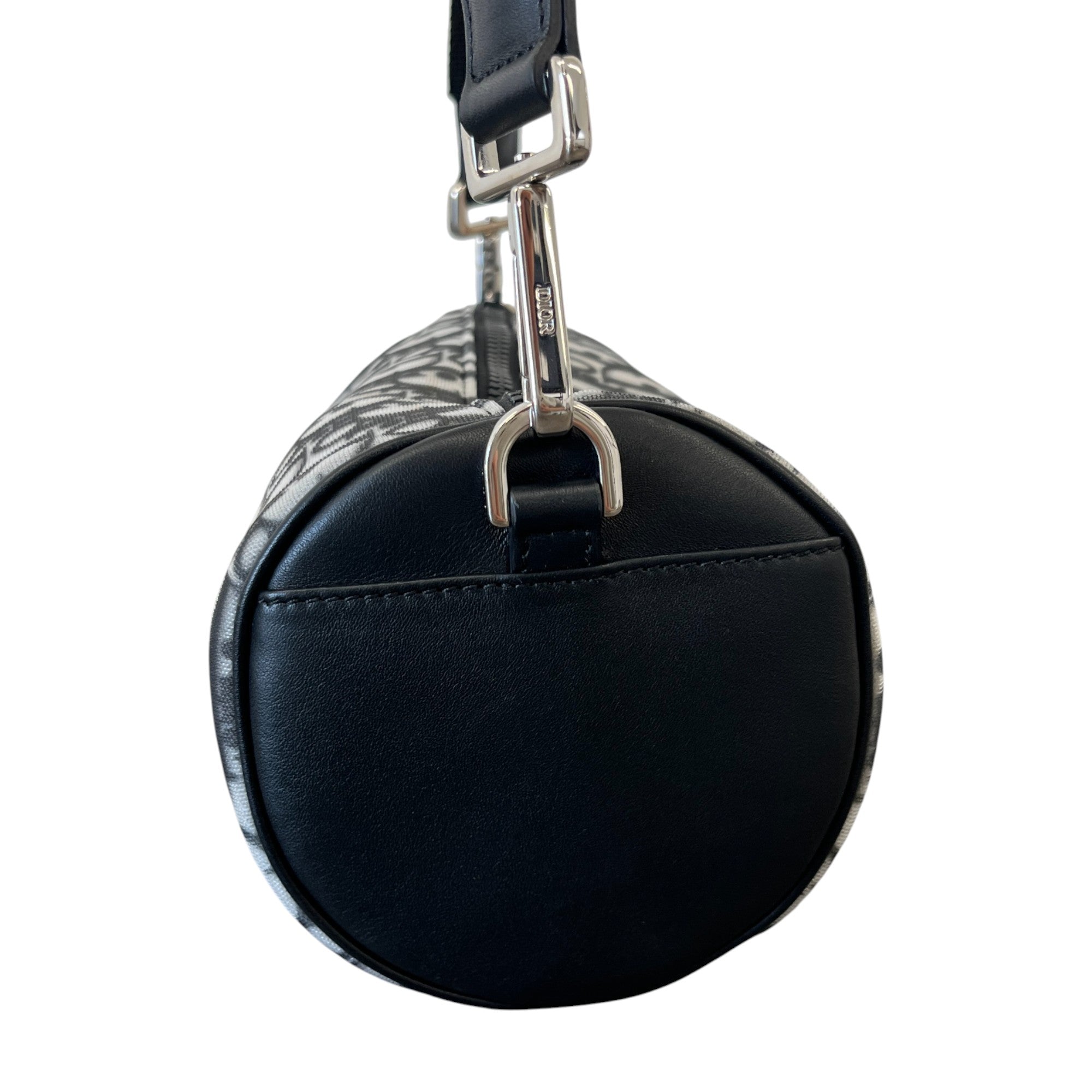 Women's Oblique Roller Handbag Black