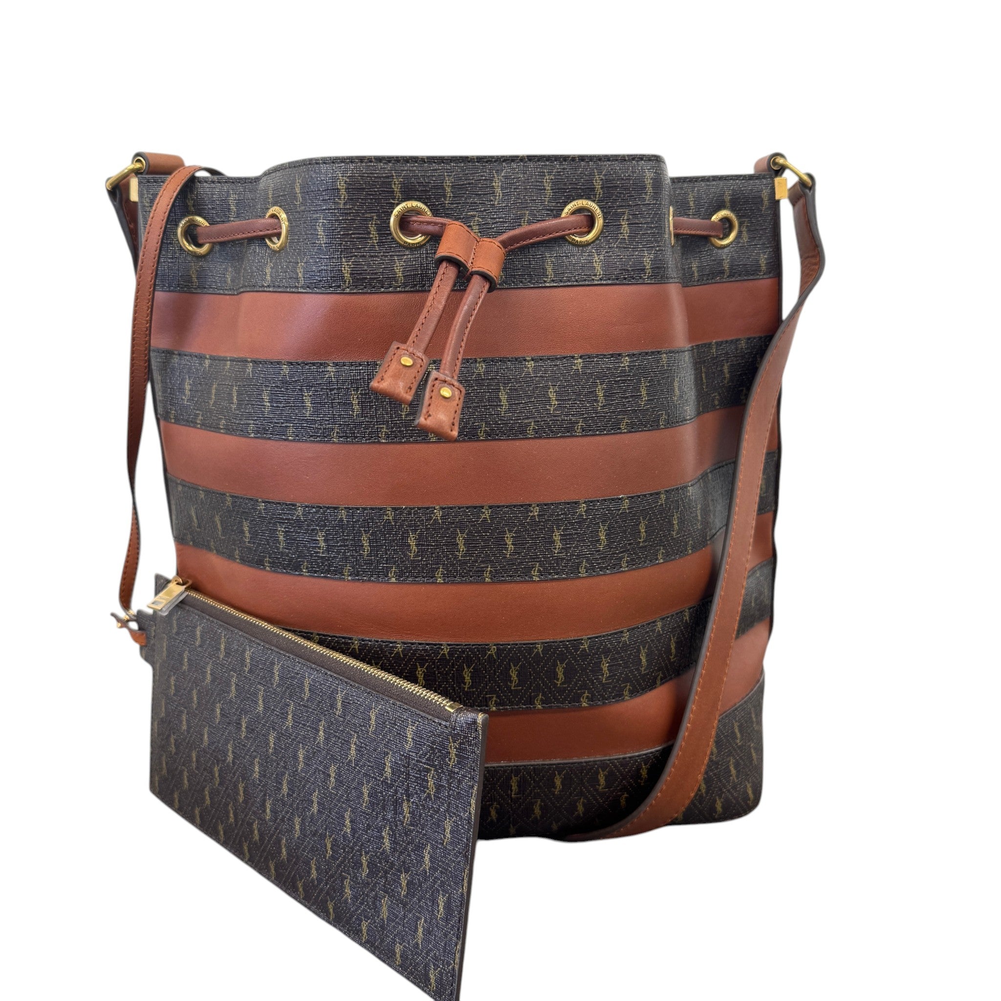 Women's Le Monogramme Bucket Bag Brown